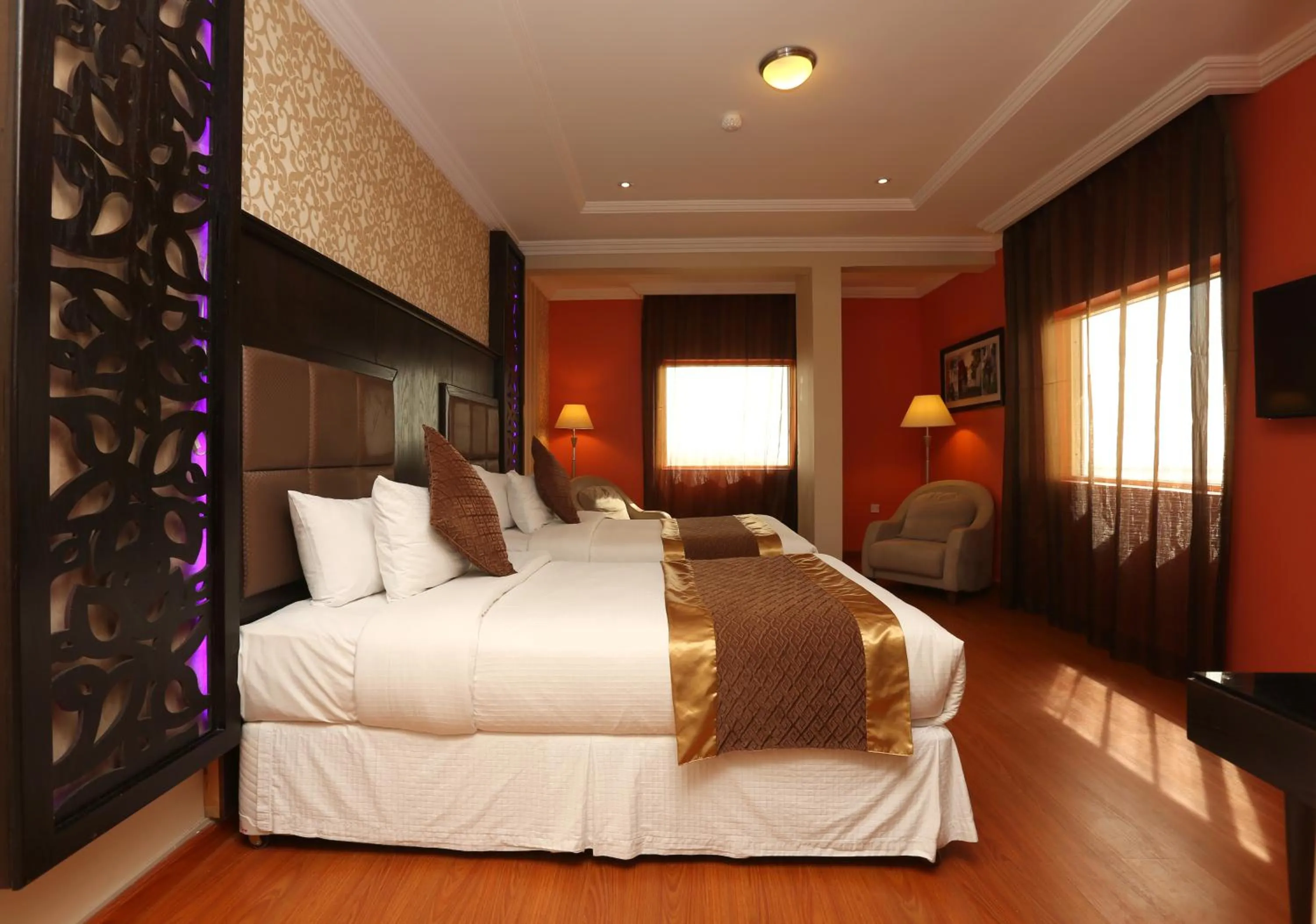Bed in Park Jizan Hotel
