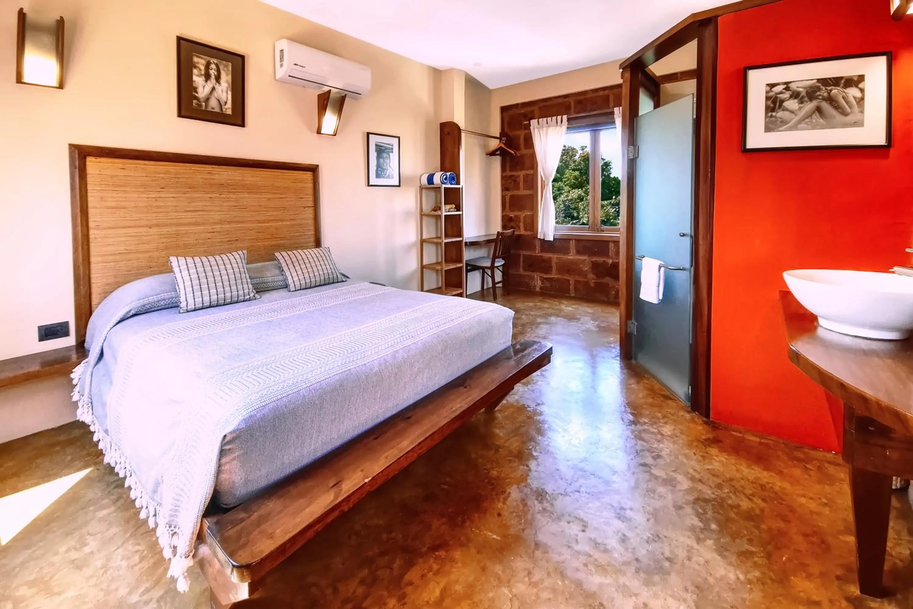 Bed in Hotel Casa San Pancho