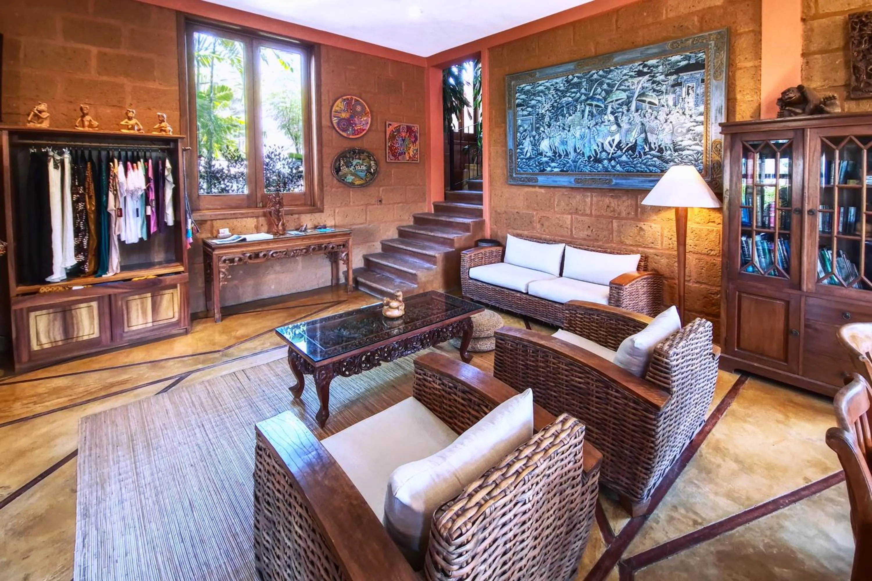 Communal lounge/ TV room in Hotel Casa San Pancho