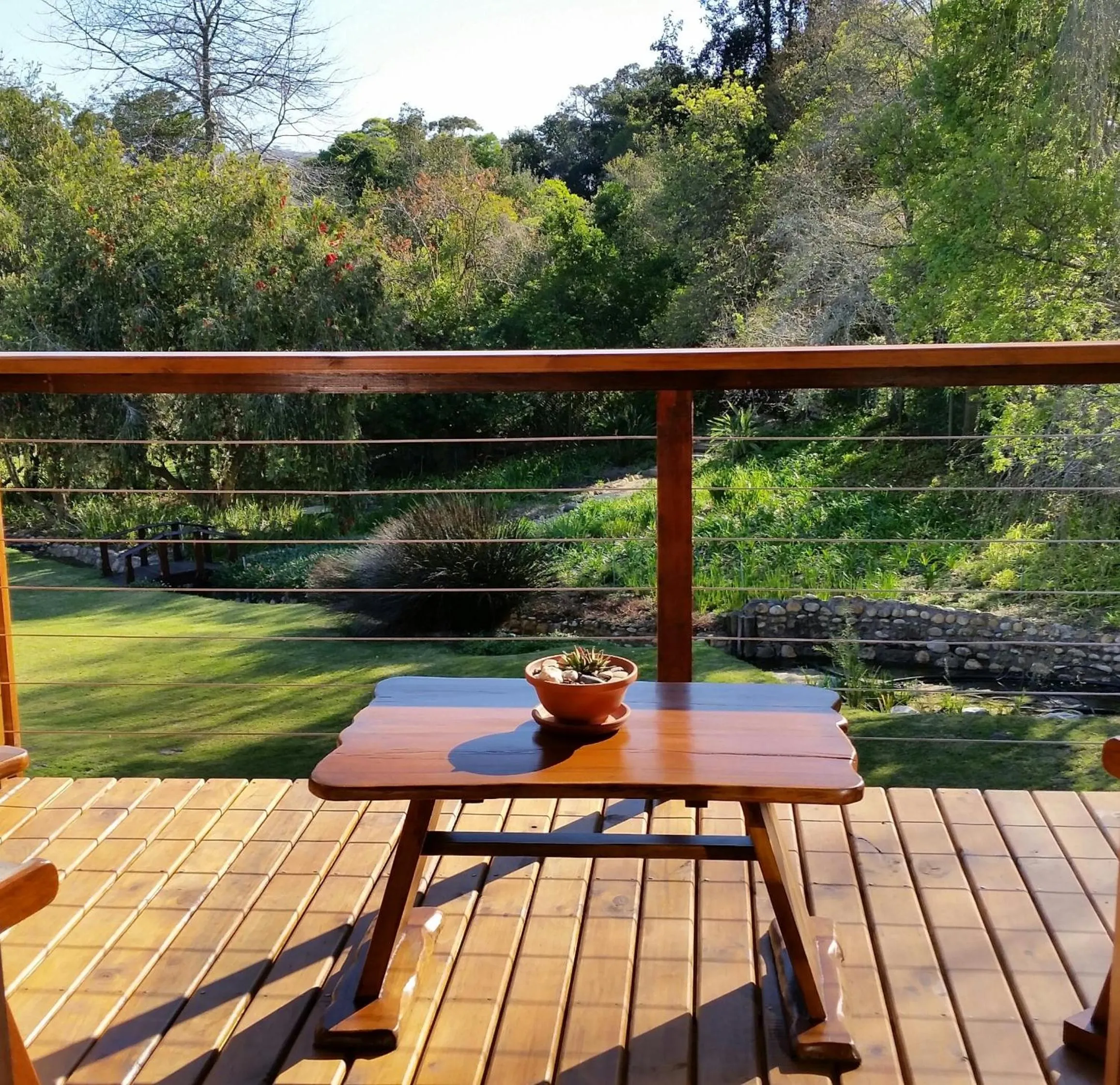 Patio in Pumula Lodge 4 Star Guesthouse Knysna