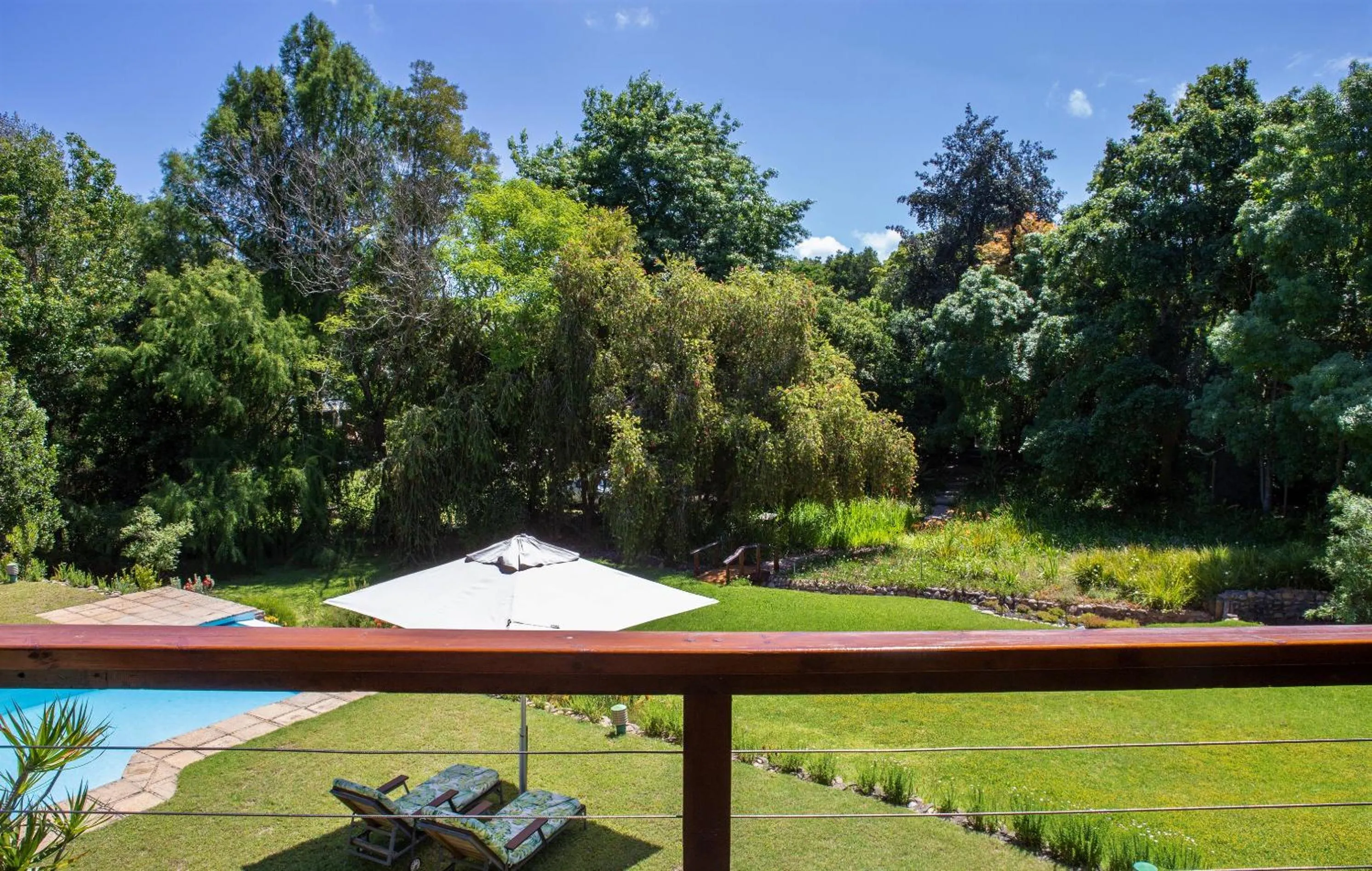 Balcony/Terrace in Pumula Lodge 4 Star Guesthouse Knysna