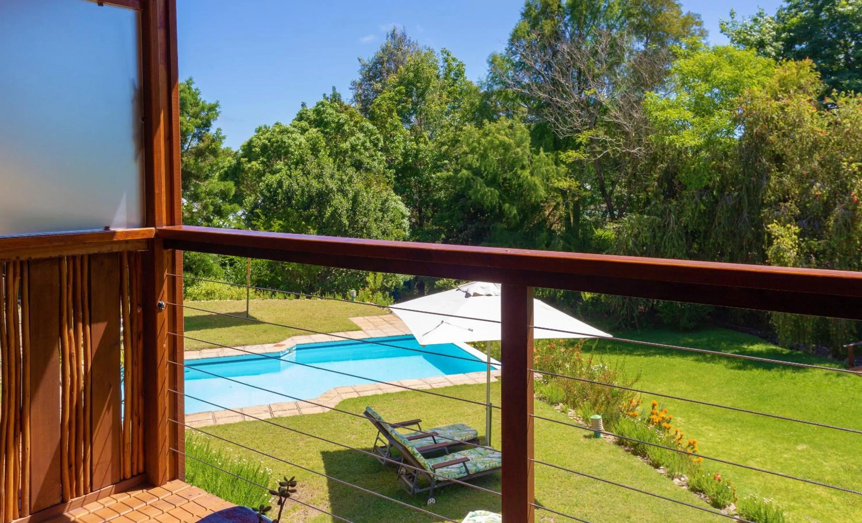 Balcony/Terrace in Pumula Lodge 4 Star Guesthouse Knysna