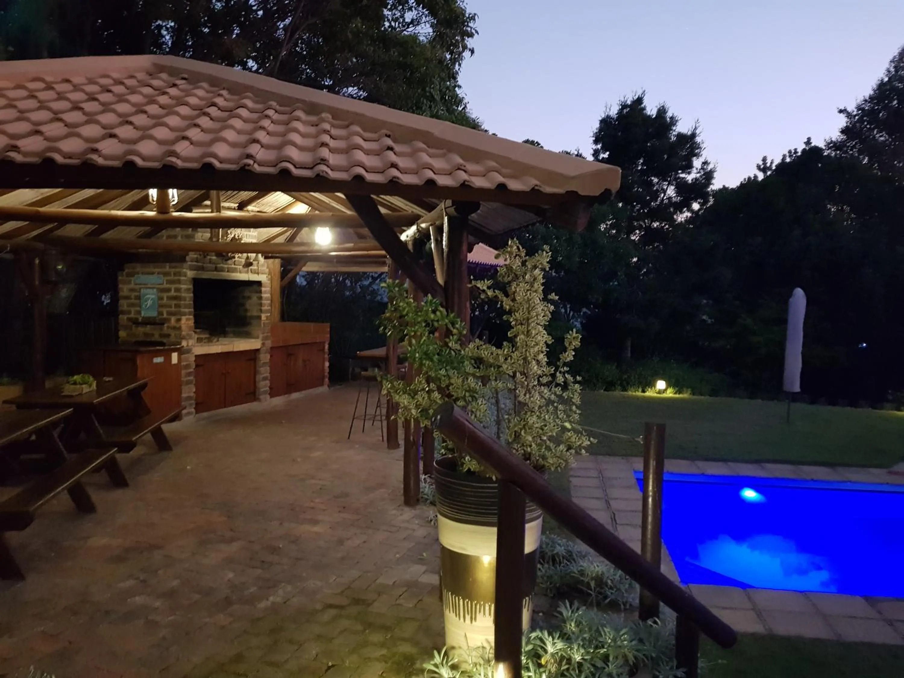 BBQ facilities in Pumula Lodge 4 Star Guesthouse Knysna