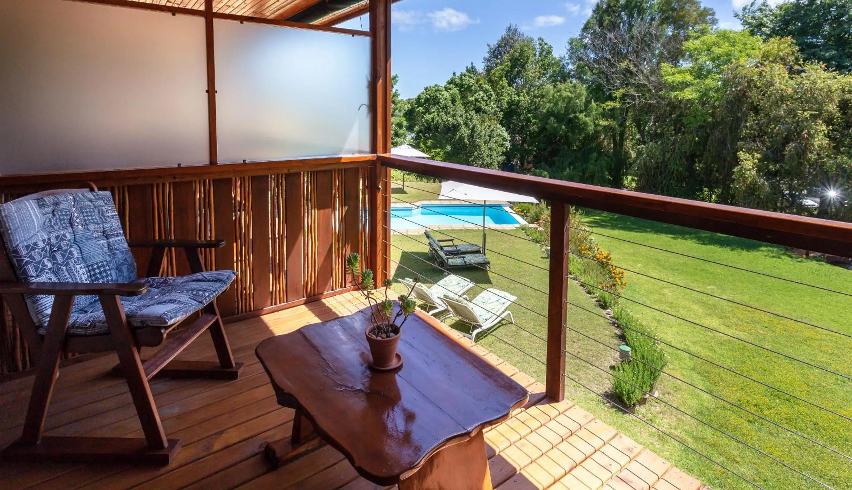Balcony/Terrace in Pumula Lodge 4 Star Guesthouse Knysna