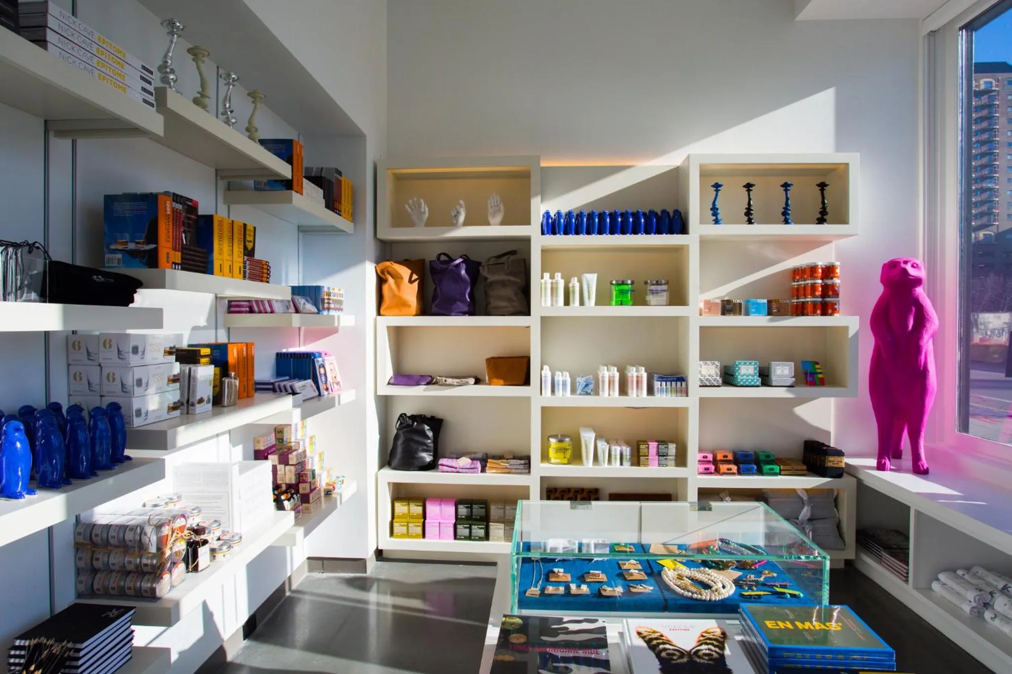 On-site shops in 21c Museum Hotel Lexington