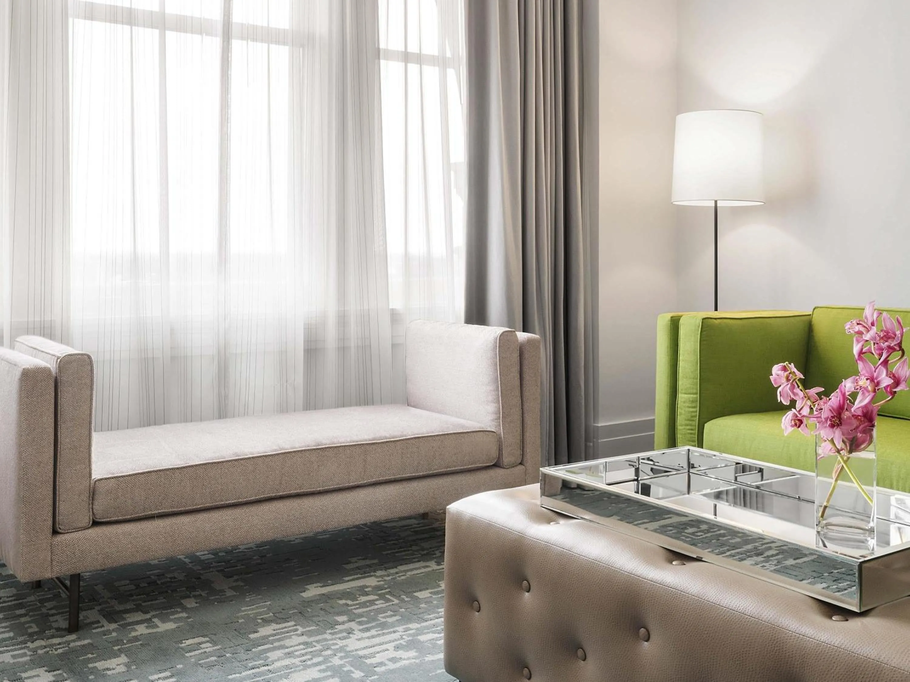 Bedroom in 21c Museum Hotel Lexington