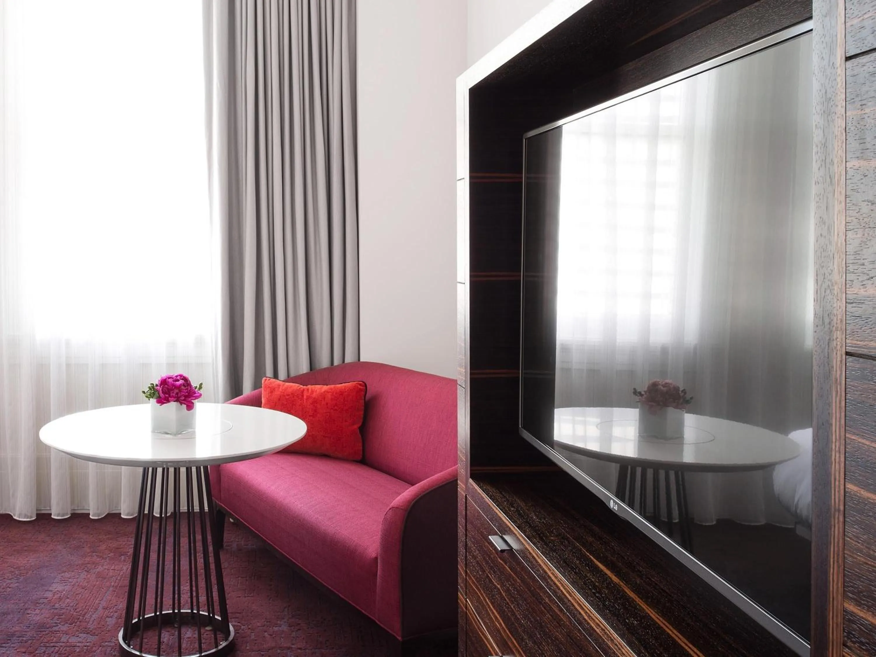 Bedroom in 21c Museum Hotel Lexington