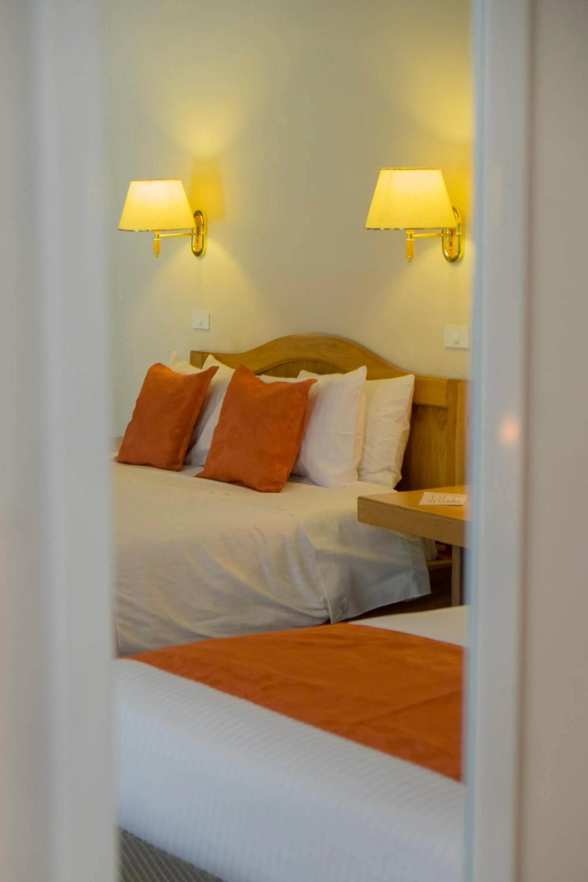 Bed in La Coupole Hotel