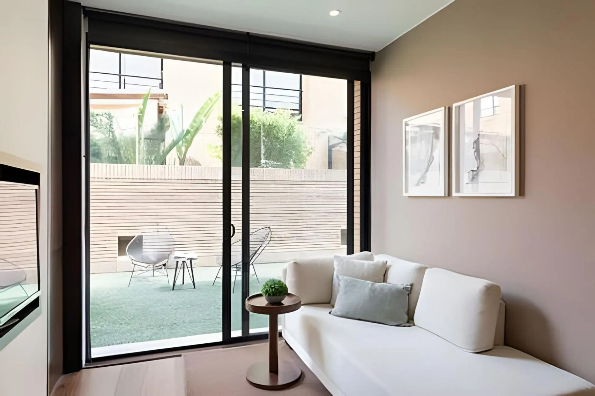 Bed in Attik Luxury Apts