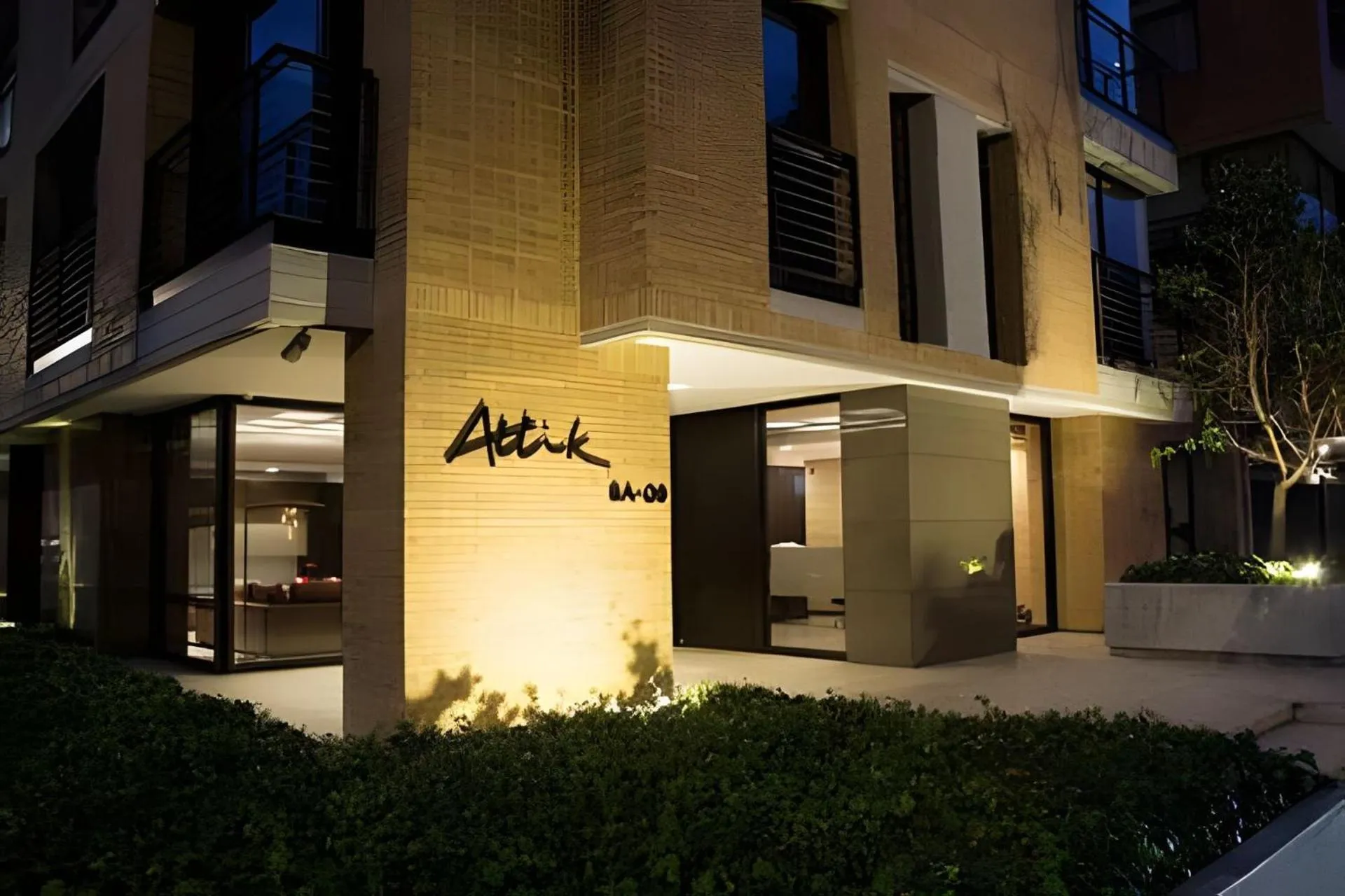Facade/entrance in Attik Luxury Apts