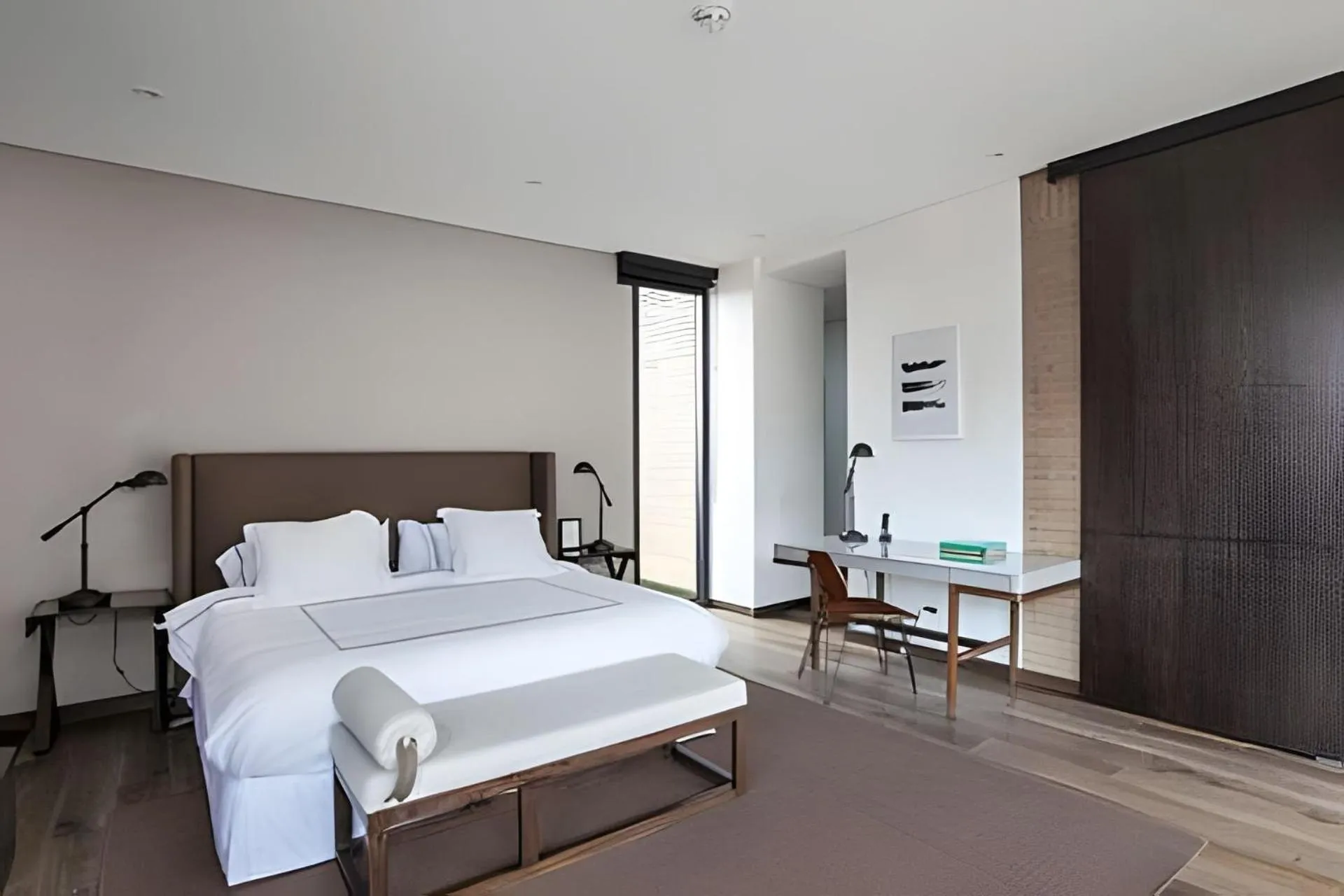 Bed in Attik Luxury Apts