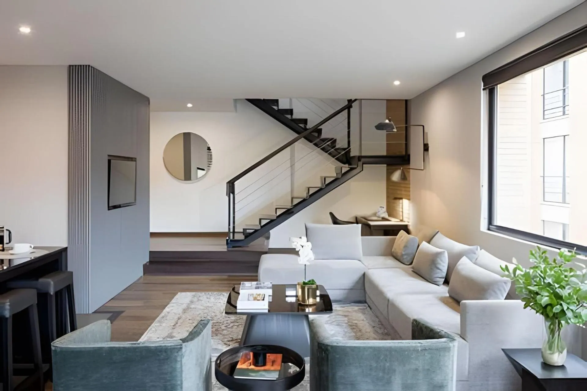 Living room in Attik Luxury Apts