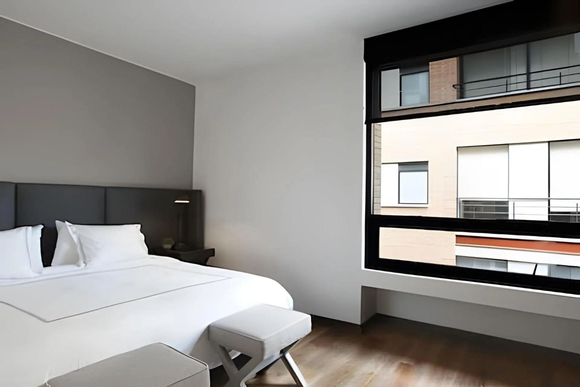 Bed in Attik Luxury Apts