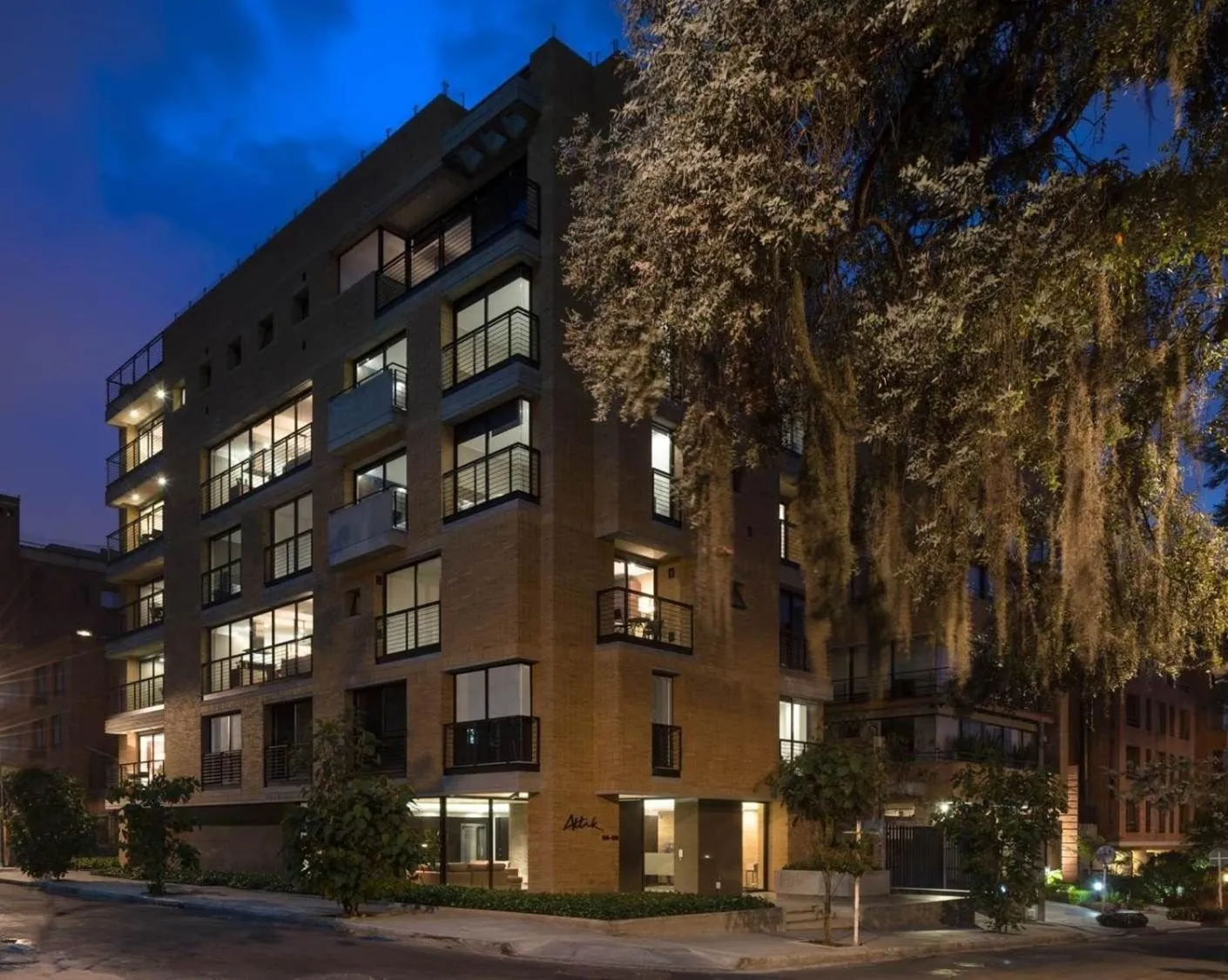 Facade/entrance in Attik Luxury Apts