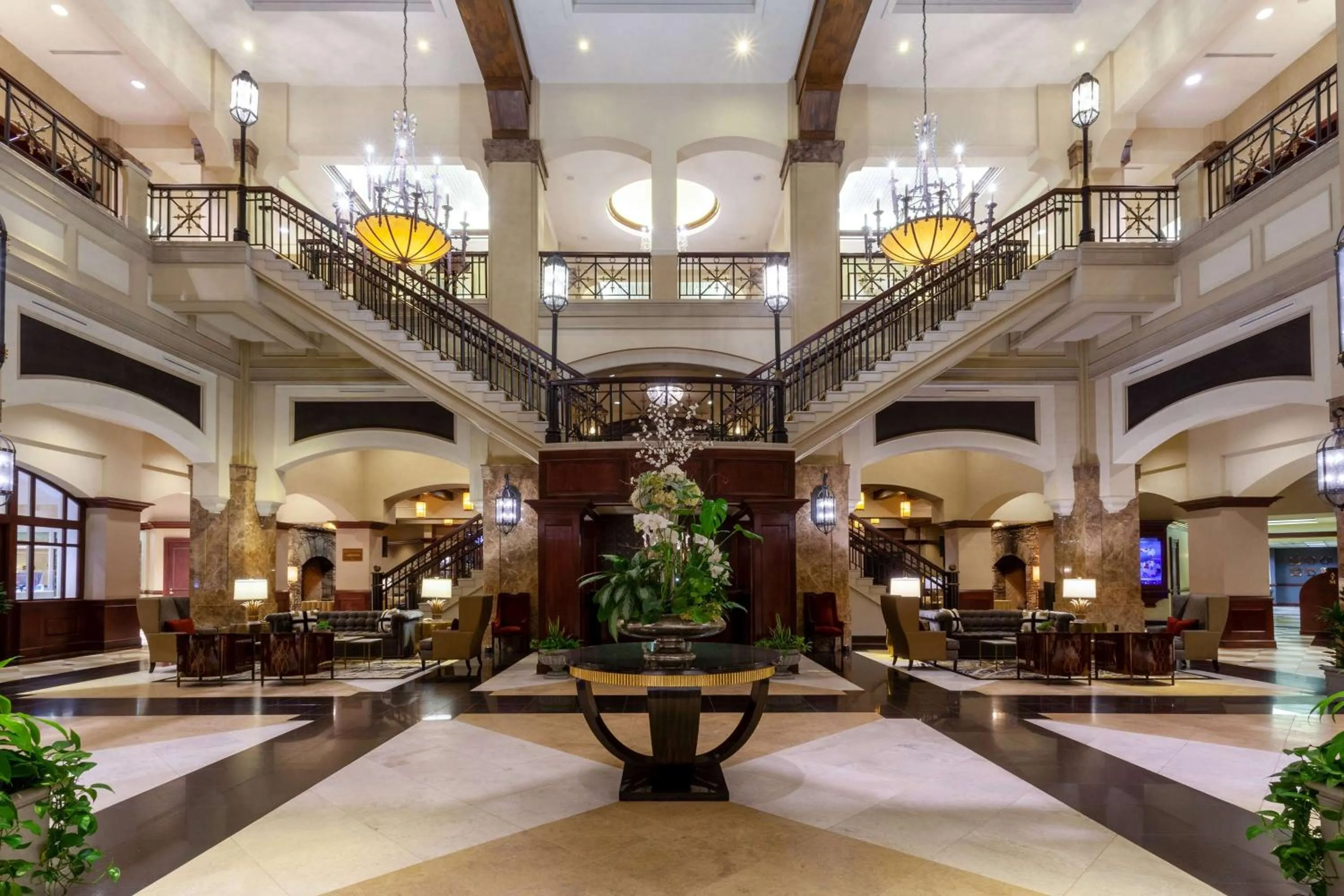 Lobby or reception in Grandover Resort & Spa, a Wyndham Grand Hotel