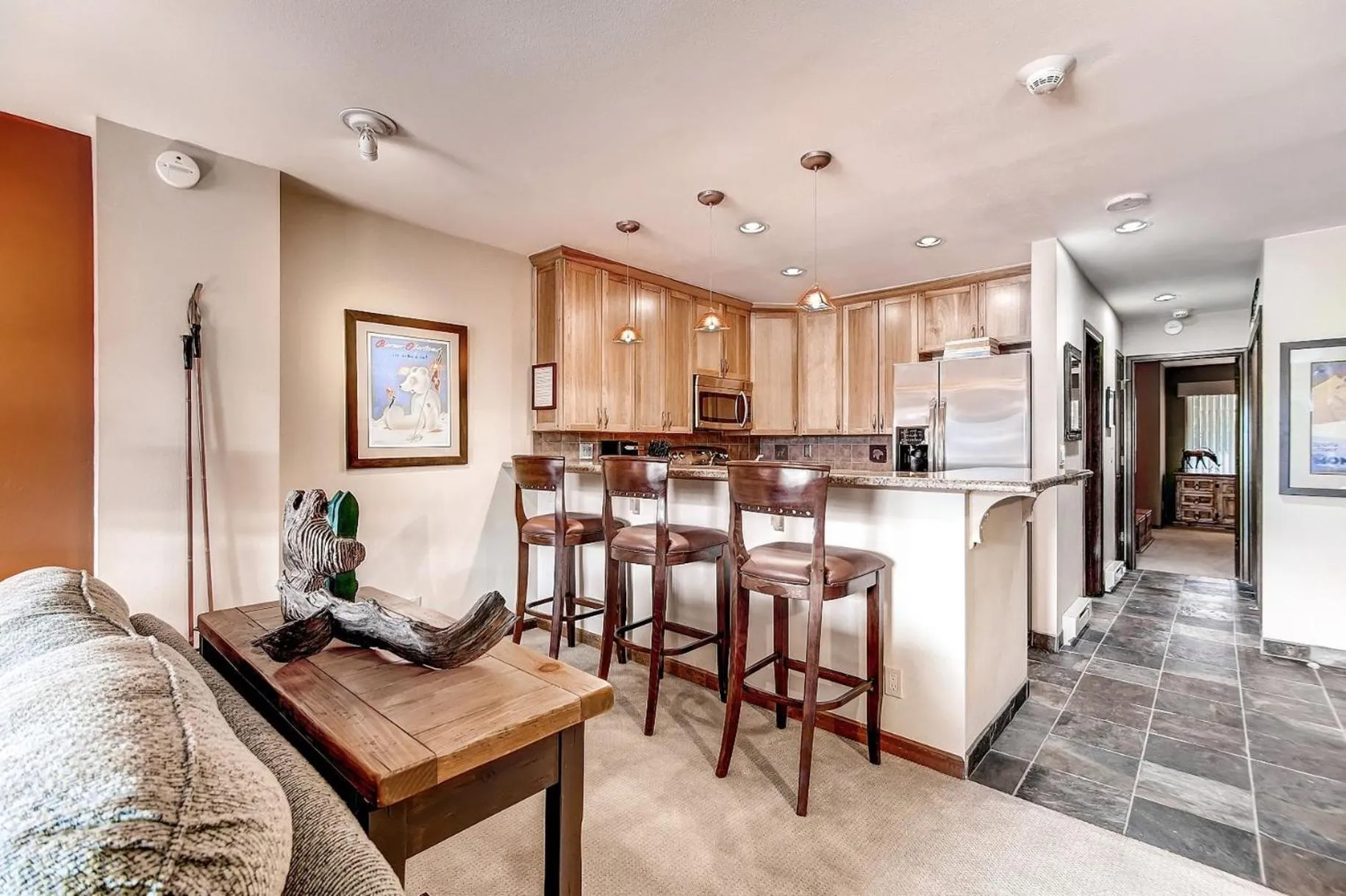 Communal kitchen in Seasons at Avon, A Vail Resorts Property