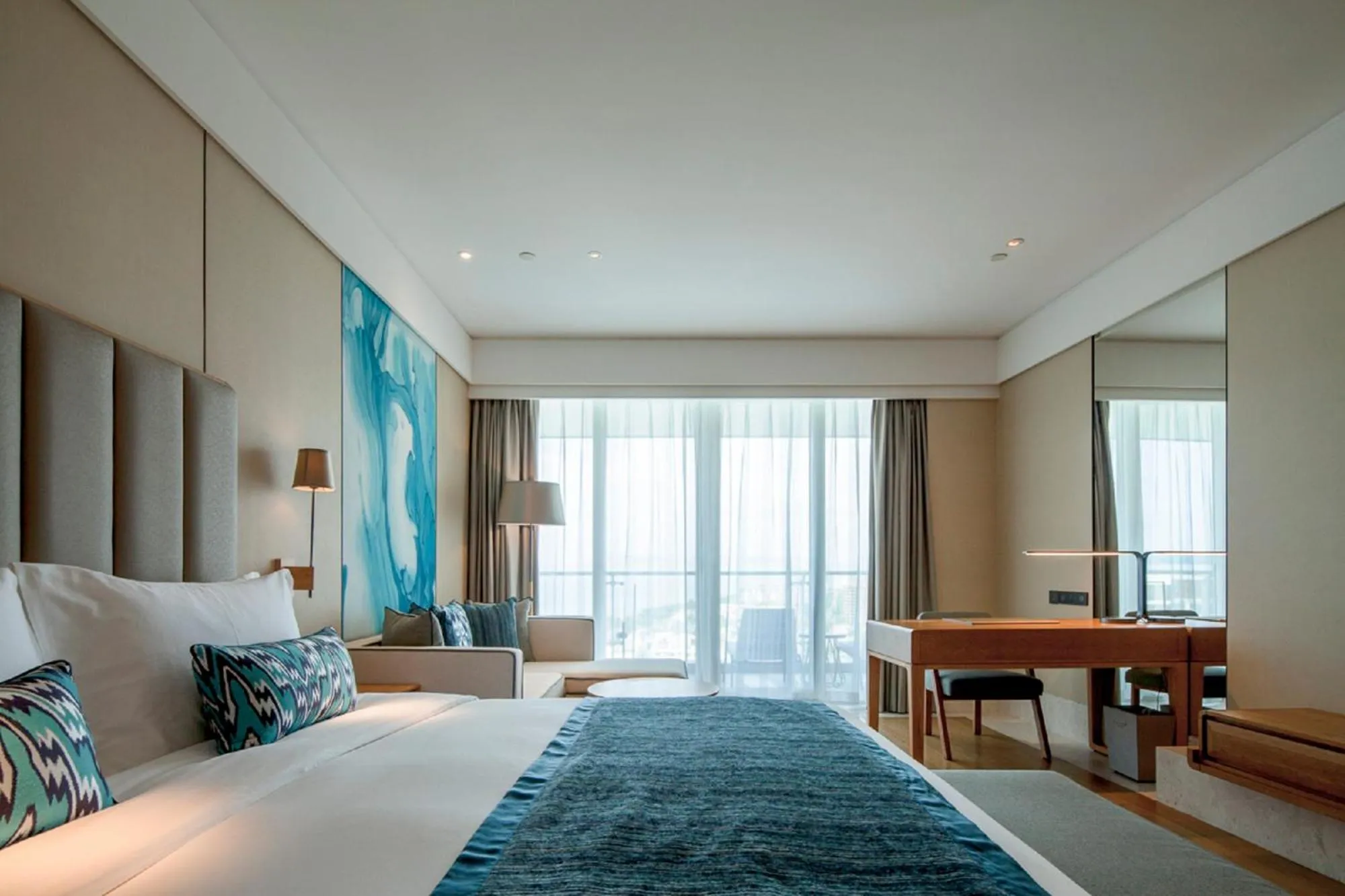 Bed in Wyndham Sanya Bay