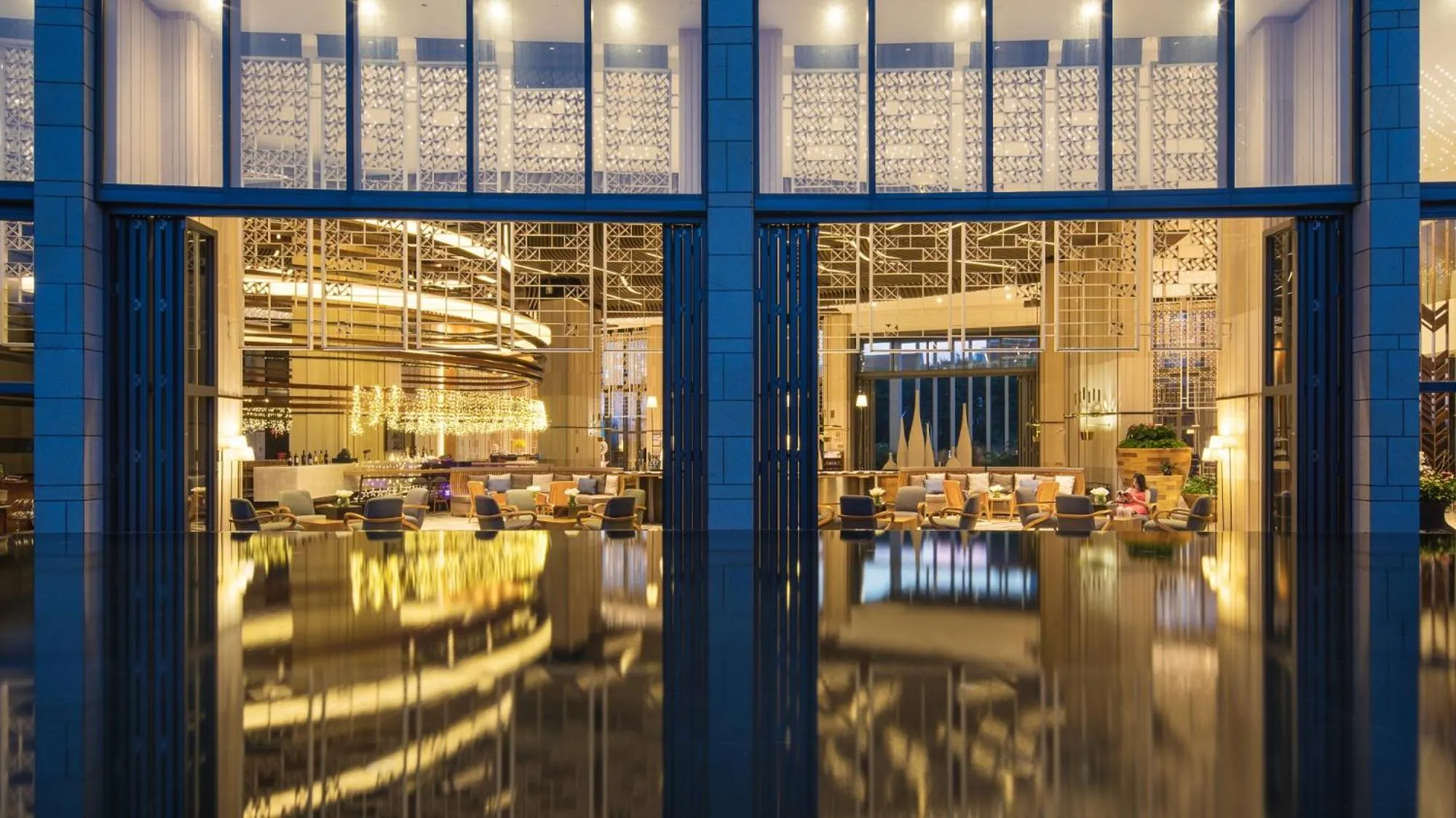 Lobby or reception in Wyndham Sanya Bay