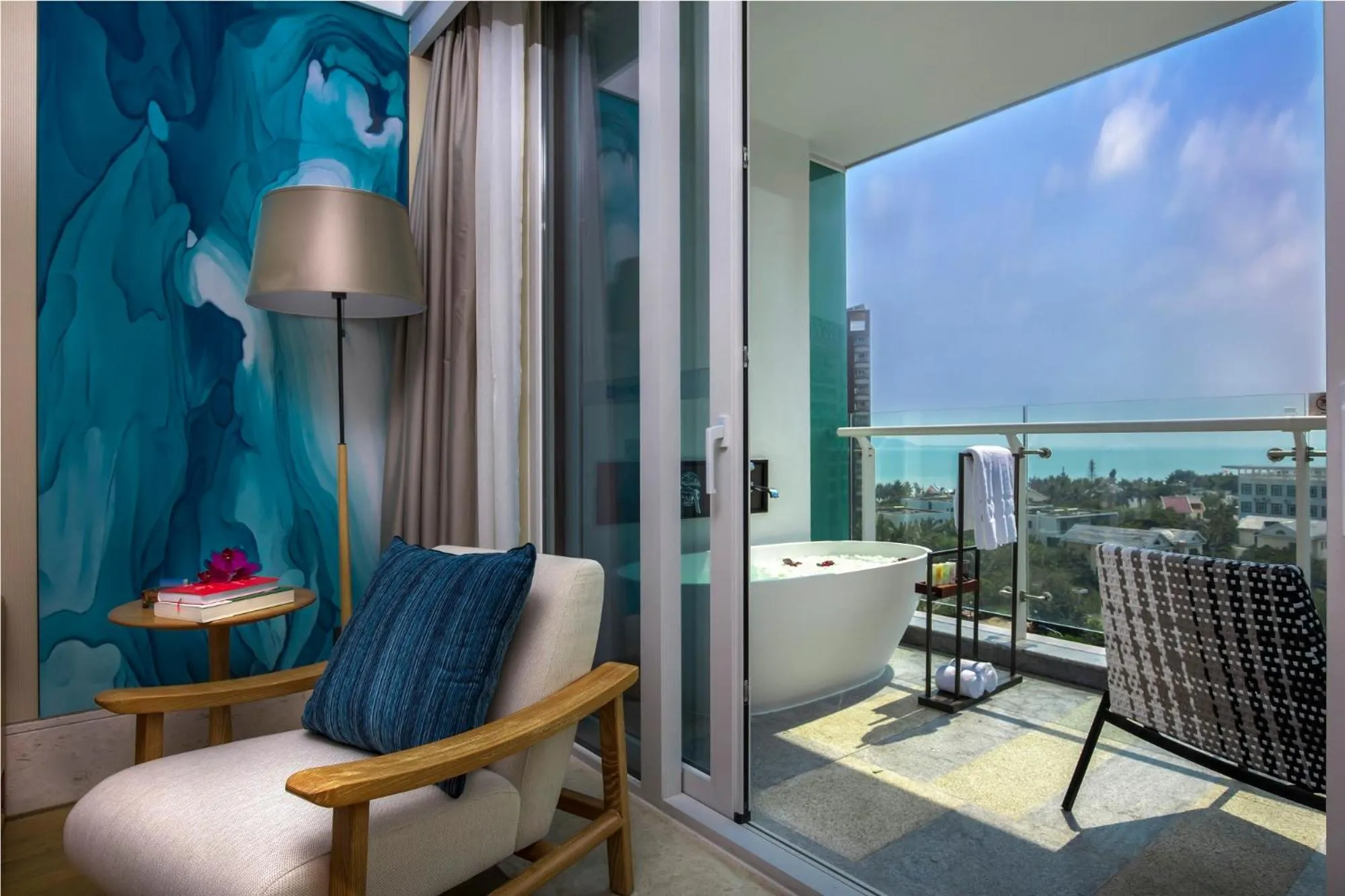 Balcony/Terrace in Wyndham Sanya Bay