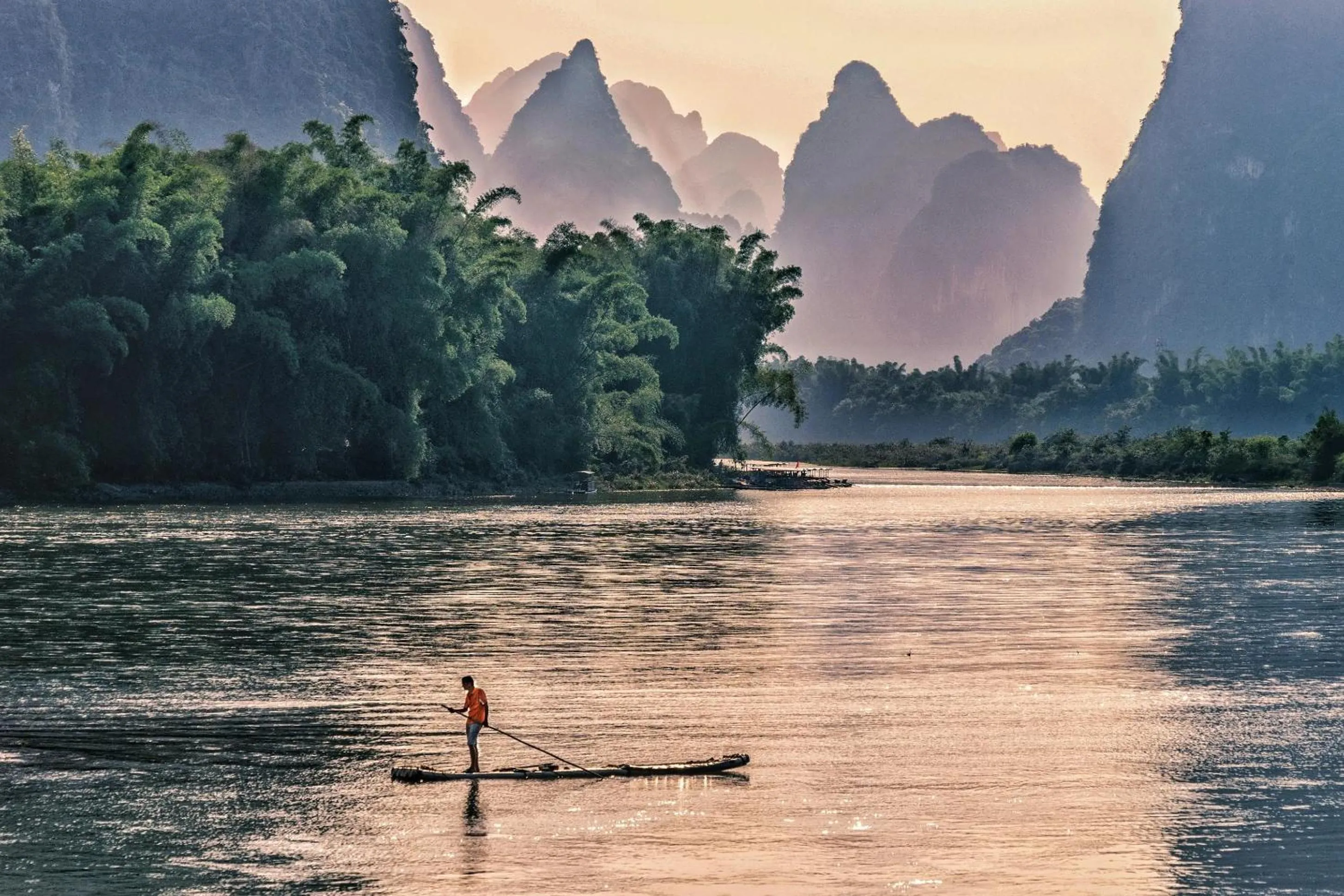 River view in Wing Hotel Guilin- Pedestrian Street