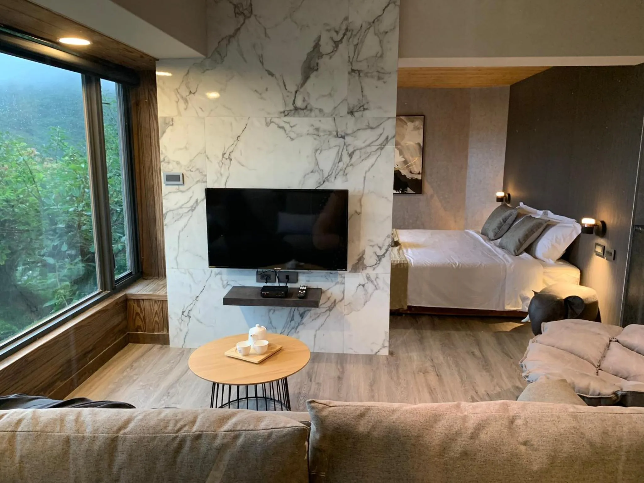 Bed in Something Easy Inn