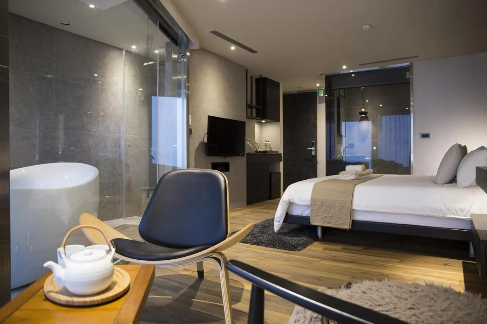 Bed in Something Easy Inn