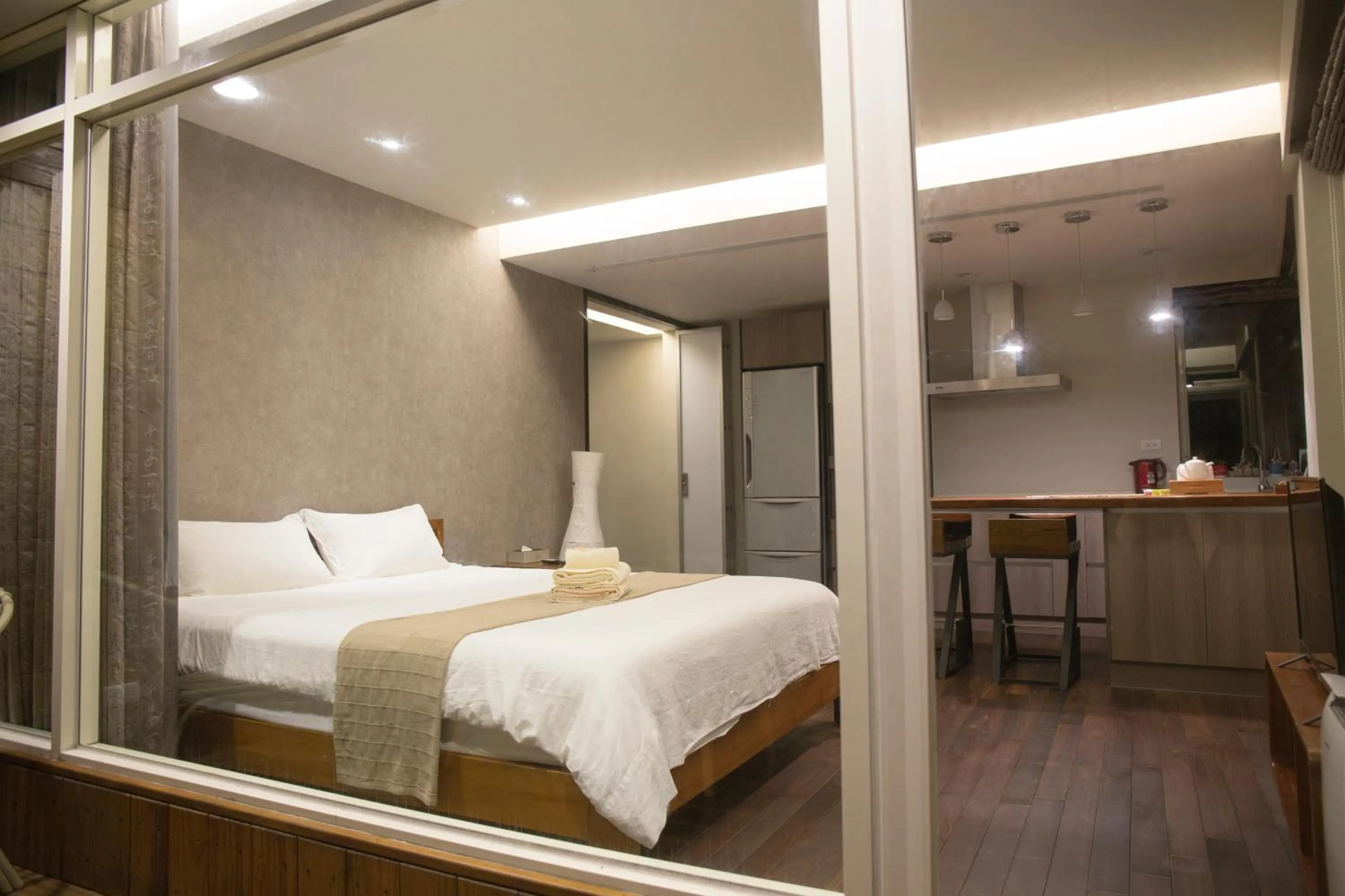 Bed in Something Easy Inn