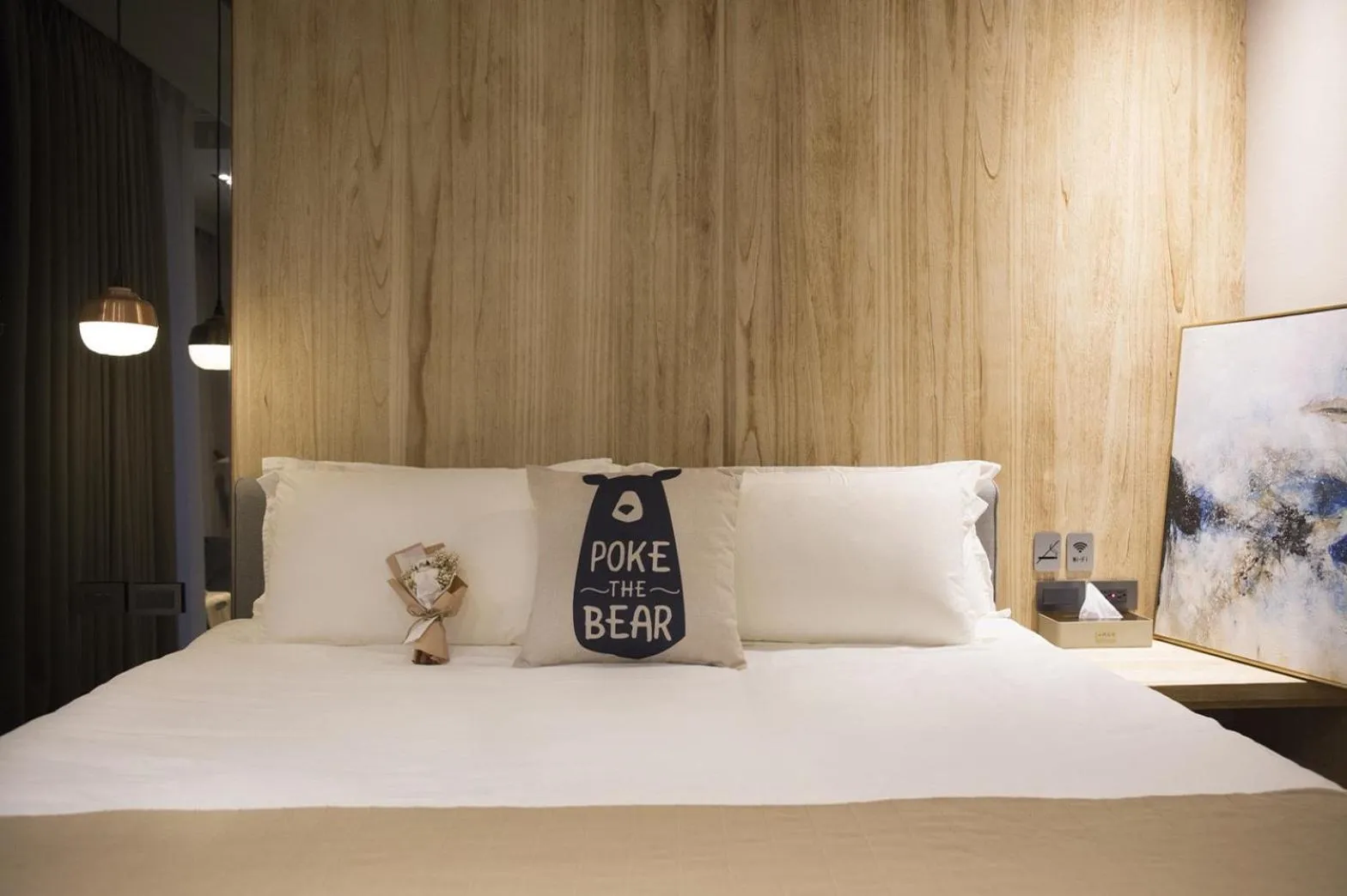 Bed in Something Easy Inn