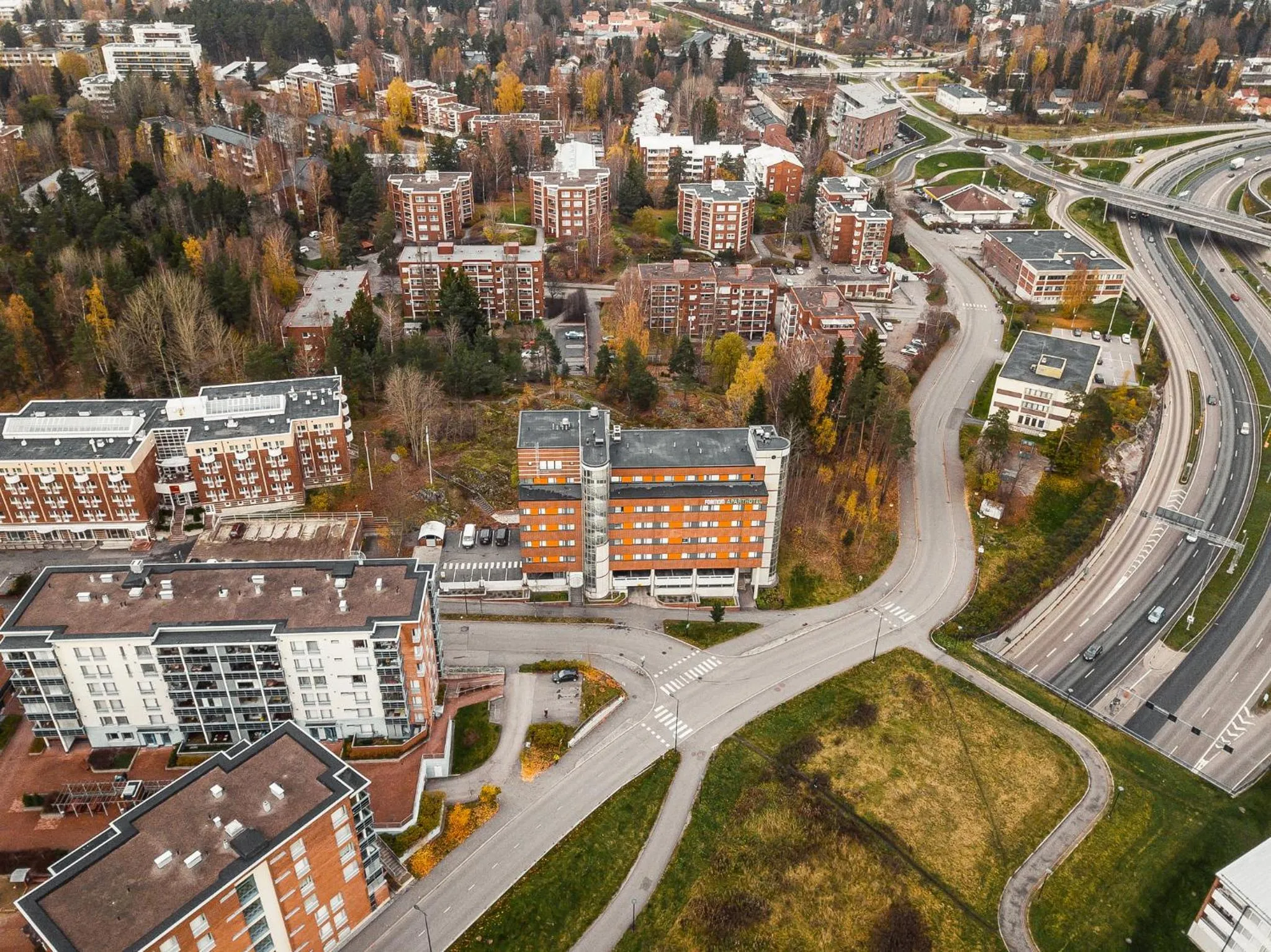 Bird's eye view in Forenom Aparthotel Espoo Leppävaara