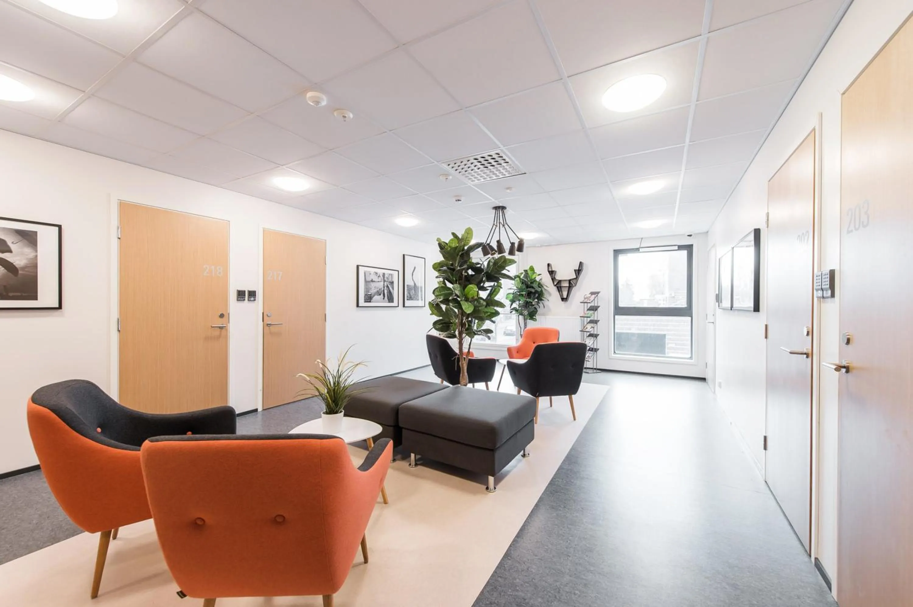 Lobby or reception in Forenom Aparthotel Espoo Leppävaara