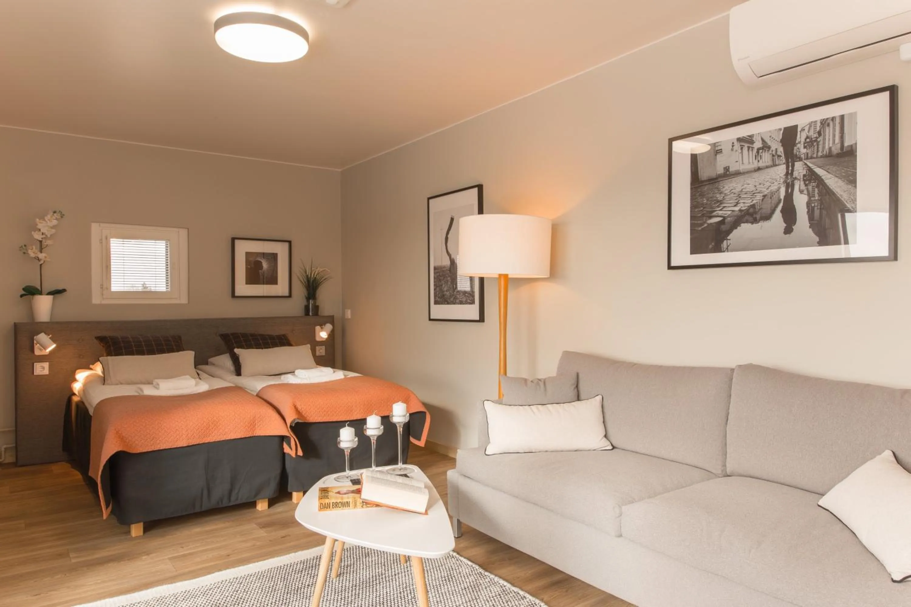 Photo of the whole room, Bed in Forenom Aparthotel Espoo Leppävaara