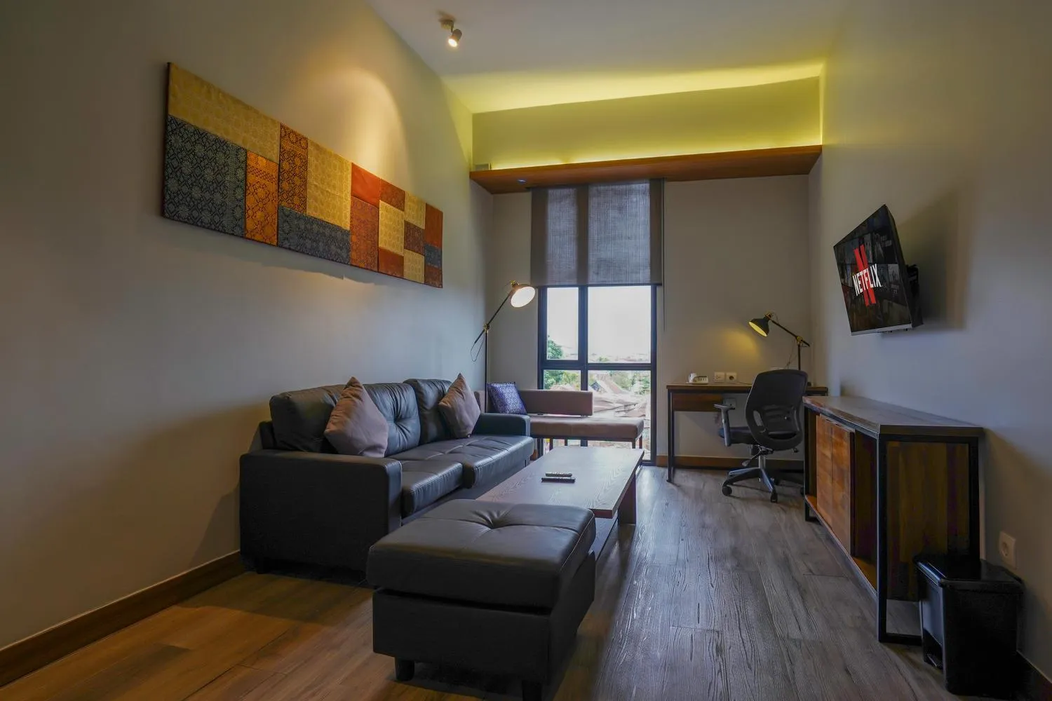 Seating area in BATIQA Hotel Palembang