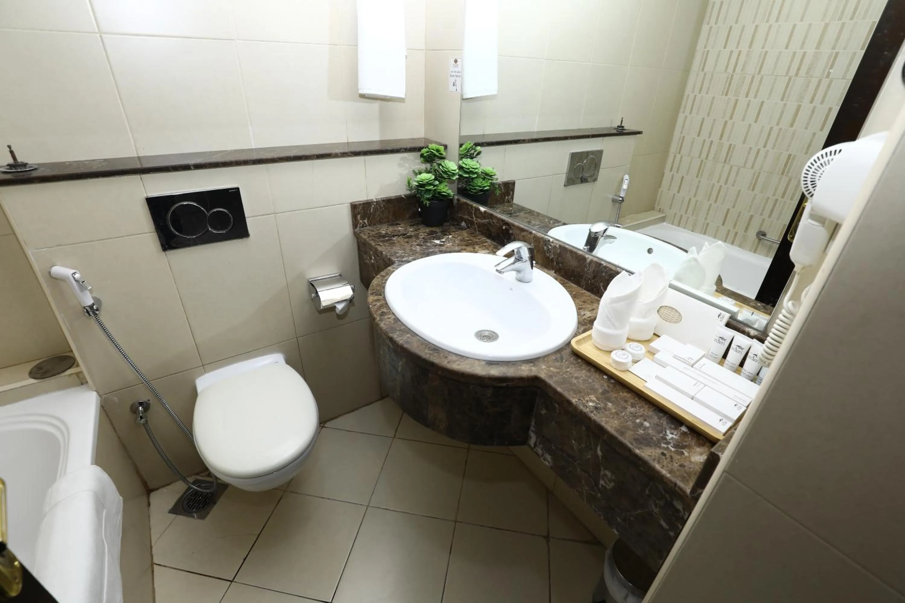 Shower in Naif Fort Hotel