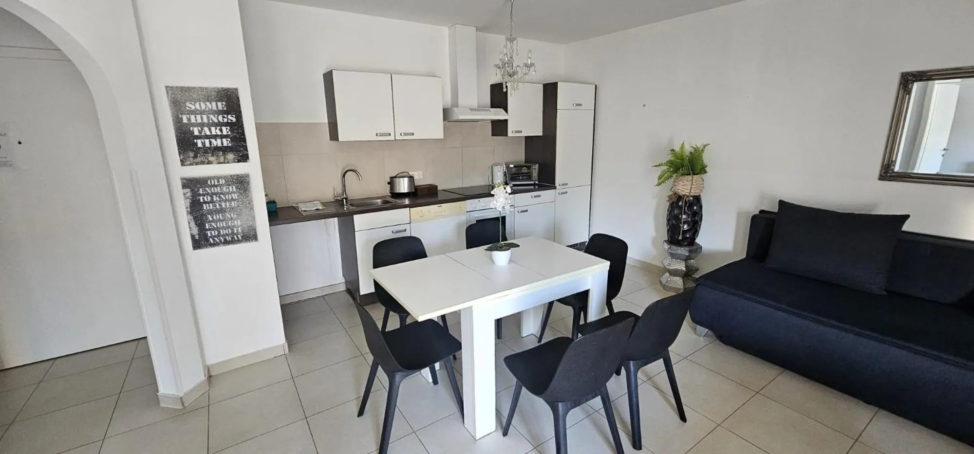 Kitchen or kitchenette in Vienna Airport Residences