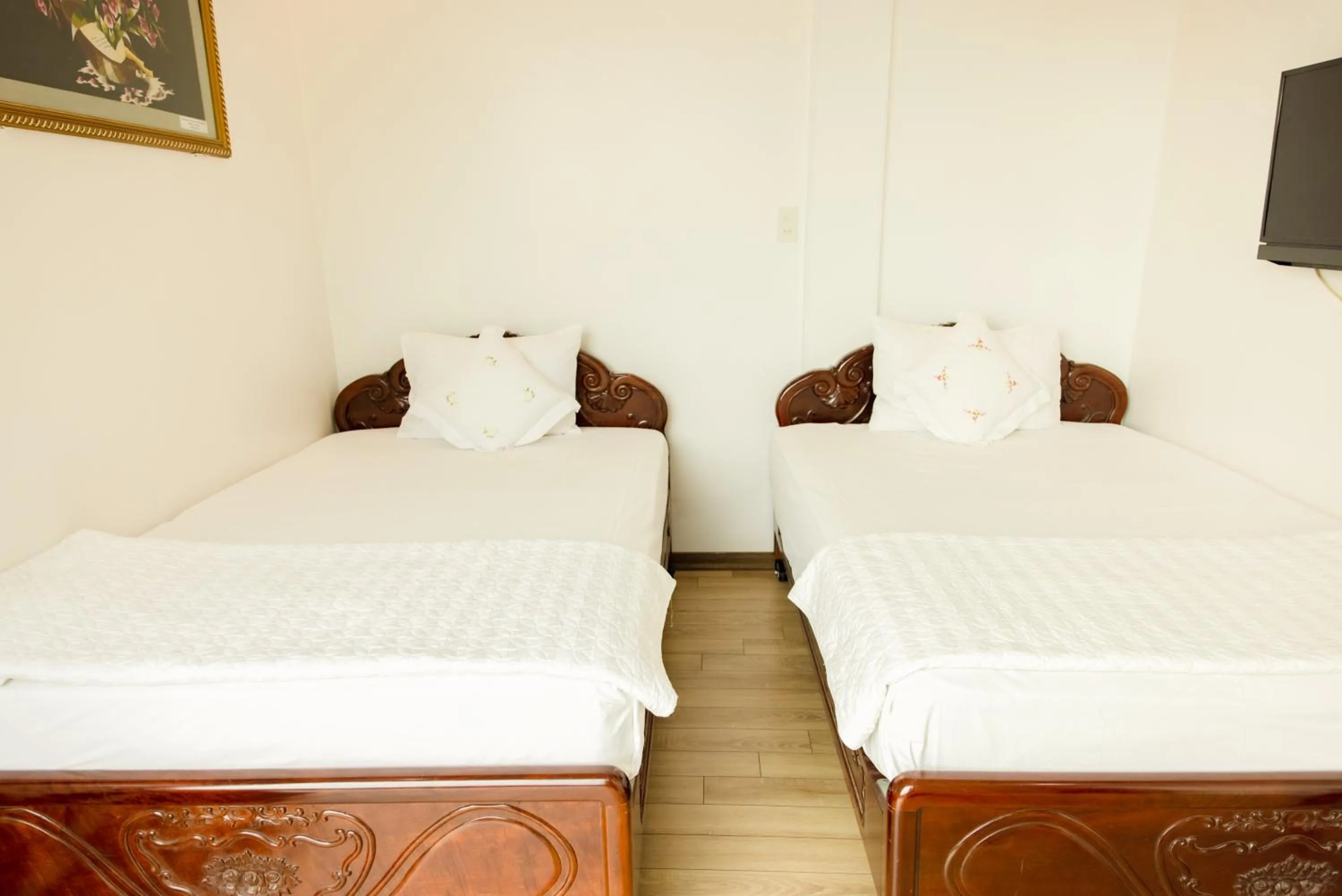 Bed in Ngoc Anh Legend Hotel