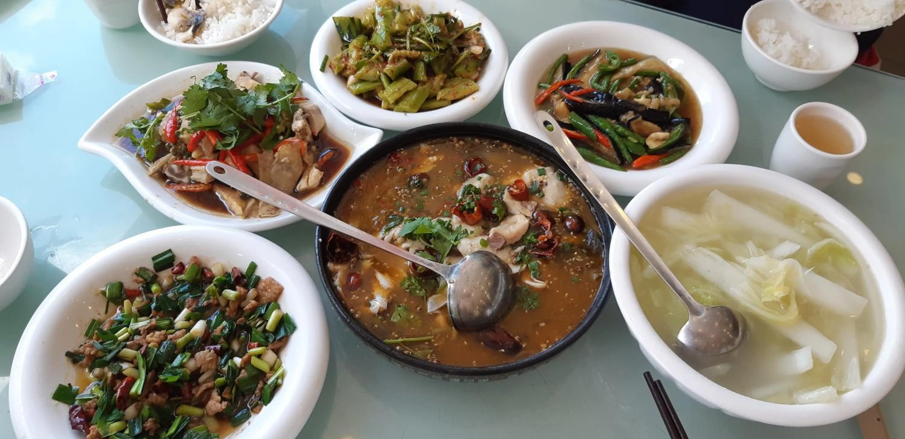 Food in XiShuangBanNa International Aerial Garden South of Mekong River Business Hotel 傣江南商务酒店