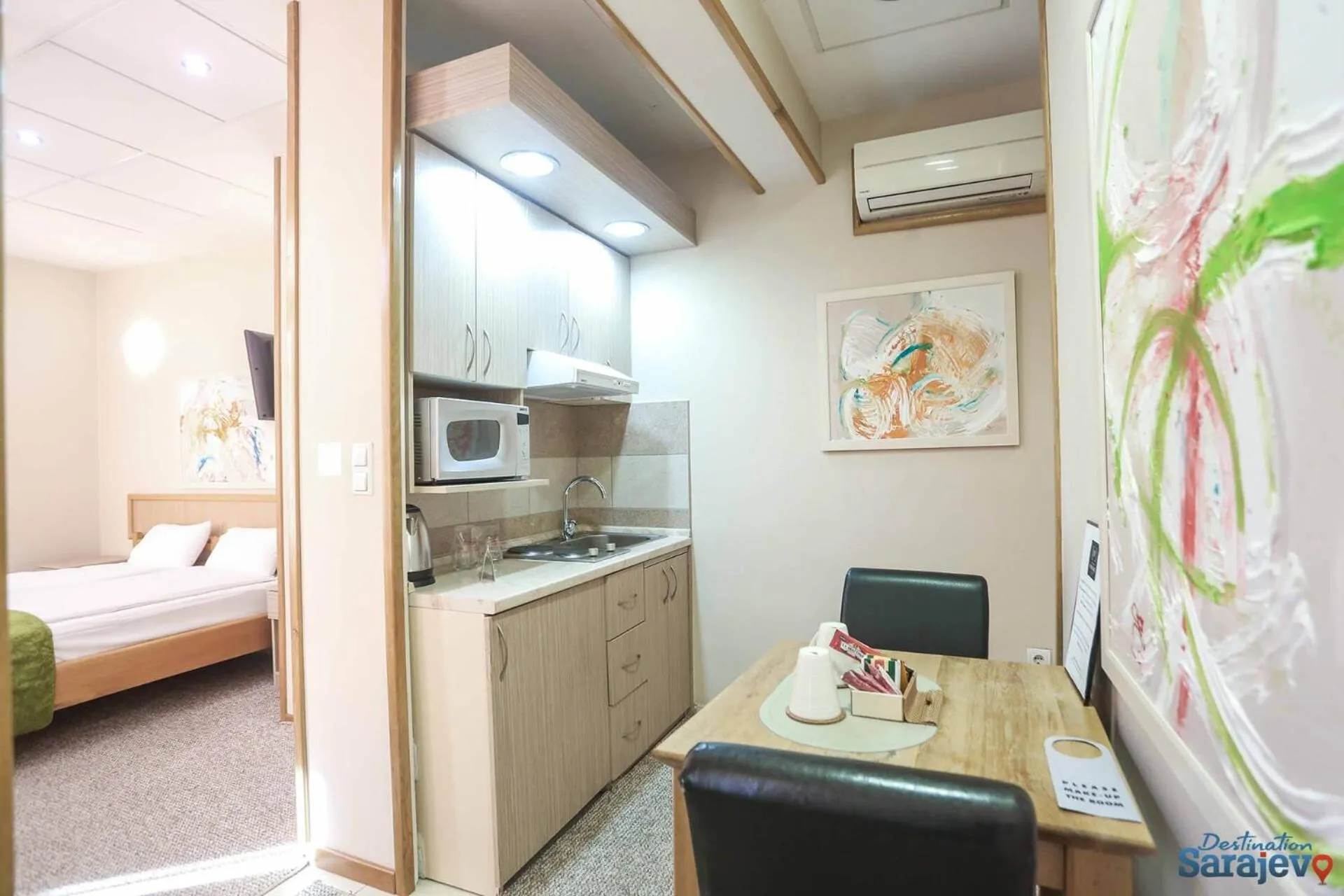 Kitchen or kitchenette, Bed in Residence Prime Luxury