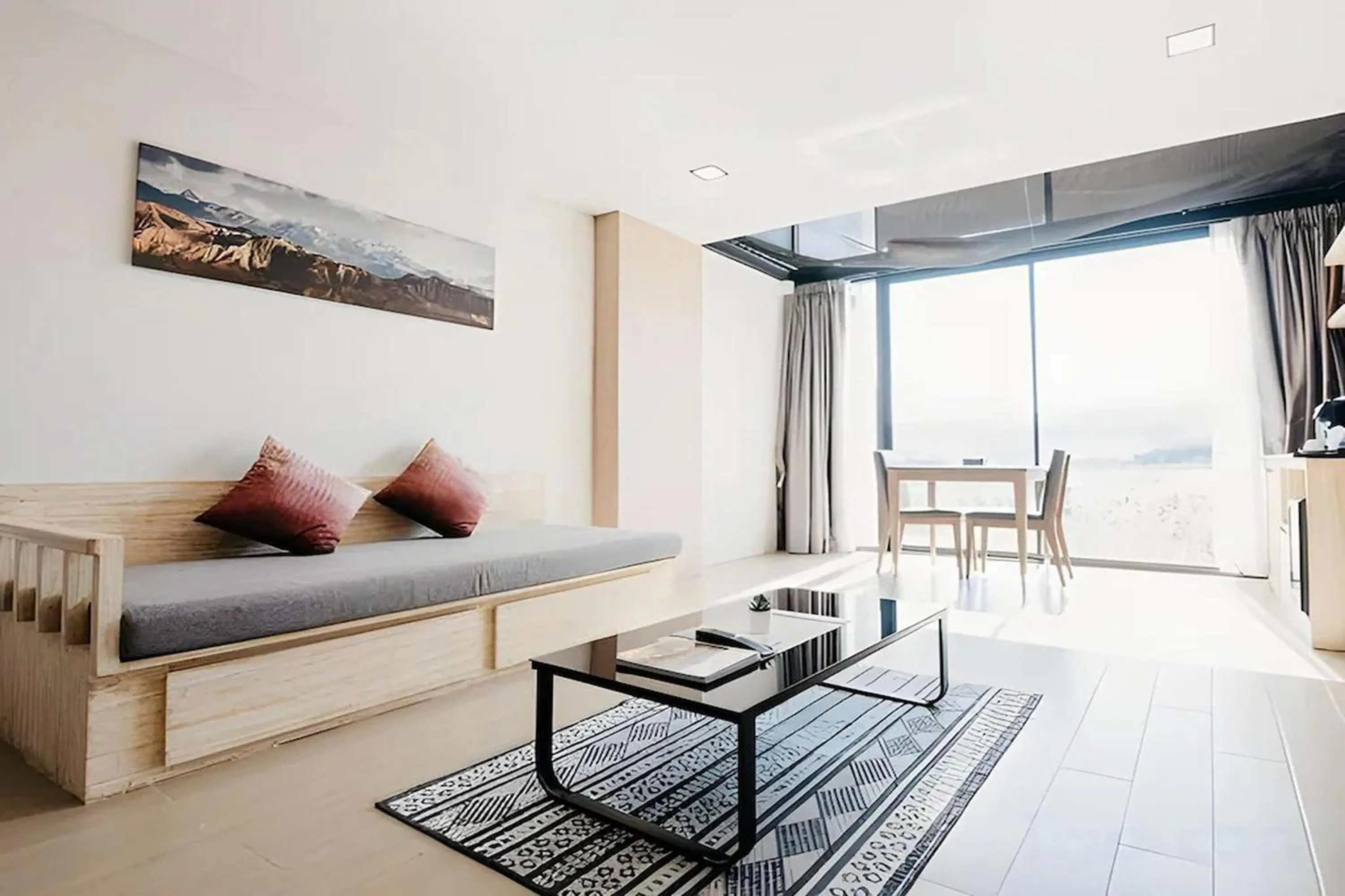 Seating area in The Posh Khao Kho