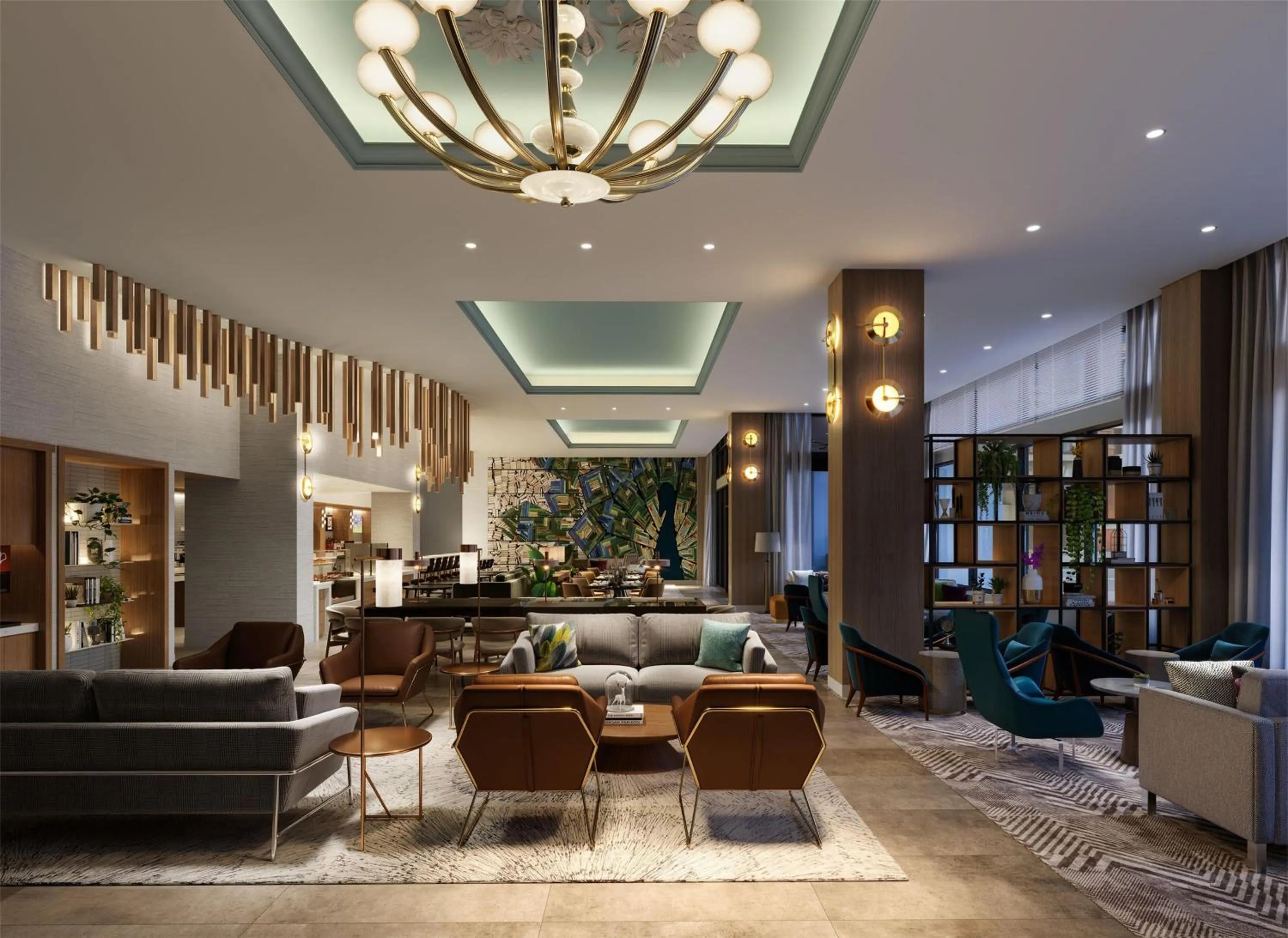 Lobby or reception in Tempo By Hilton Nashville Midtown