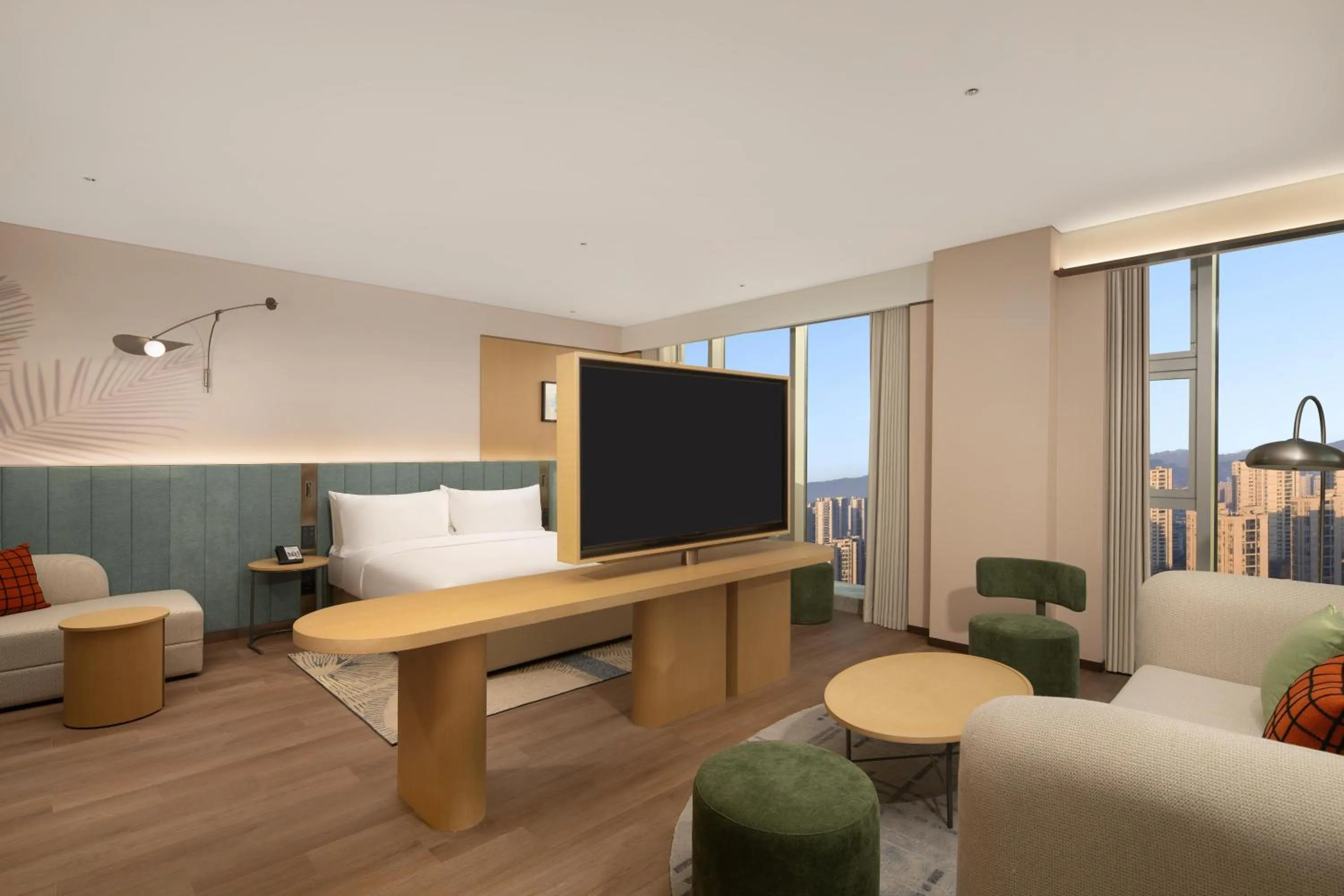 Living room in Hilton Garden Inn Hangzhou Fuyang Fuchun