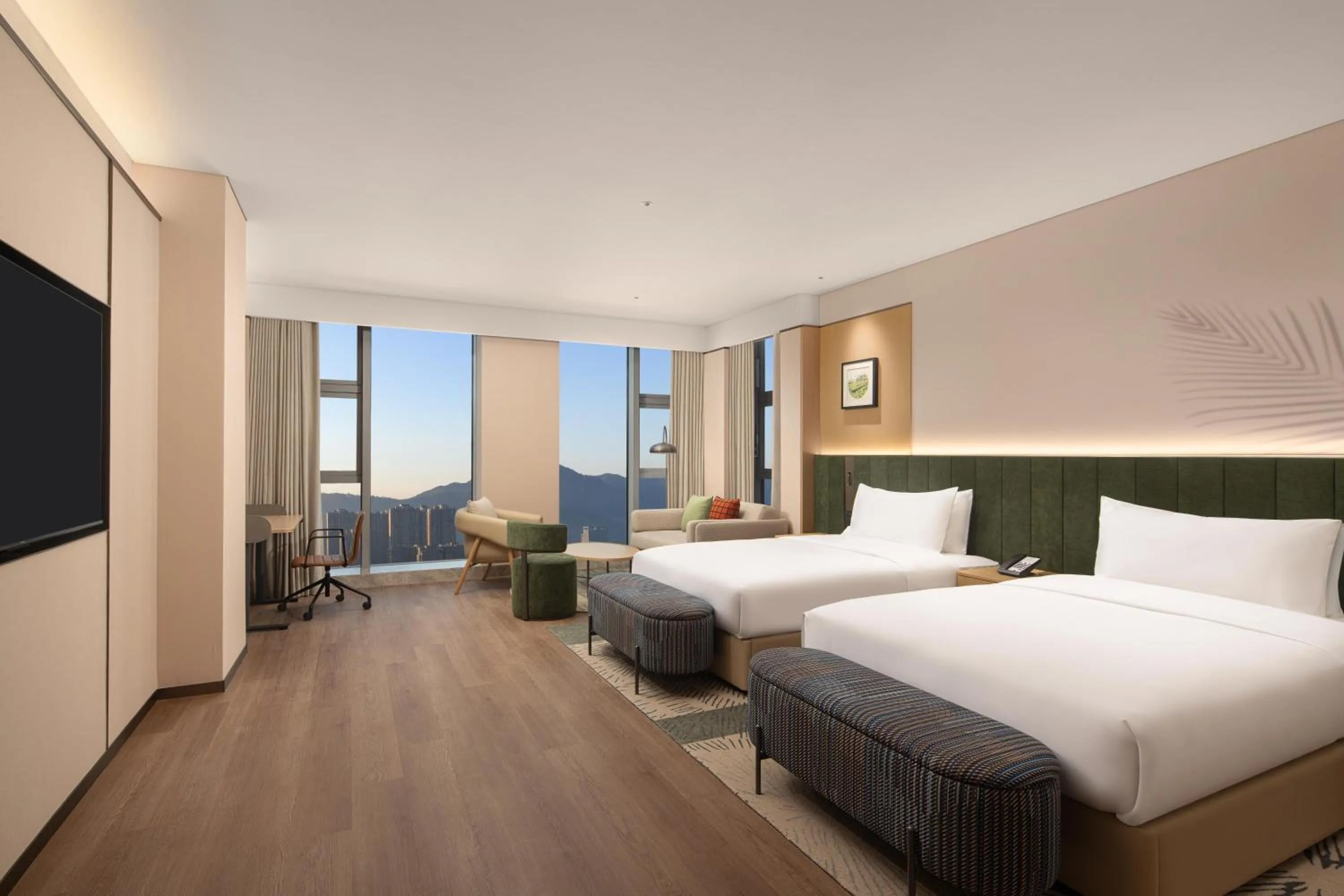 Premium Double Room in Hilton Garden Inn Hangzhou Fuyang Fuchun