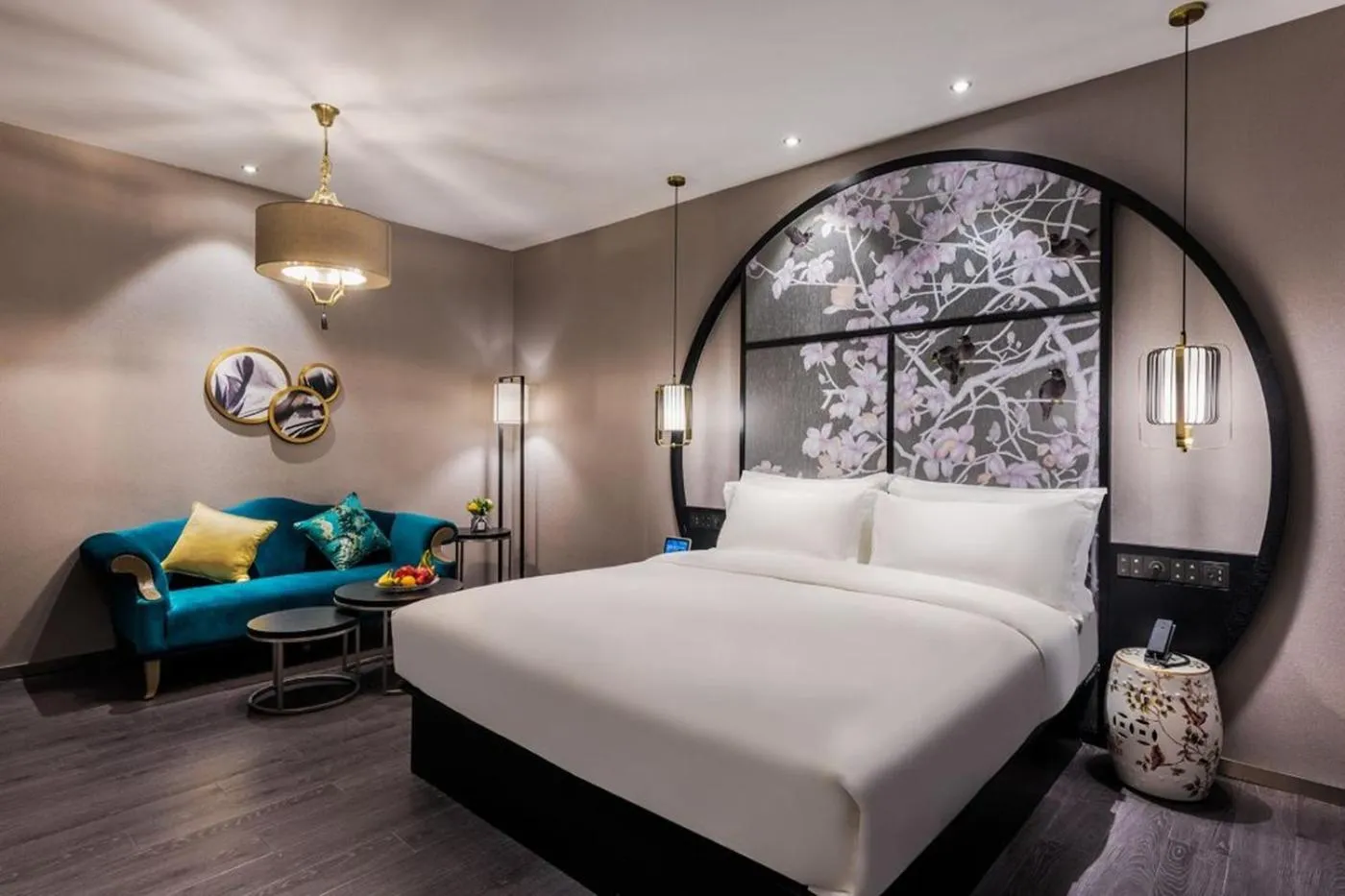 Bed in Orange Crystal Hotel Nanjing Confucius Temple