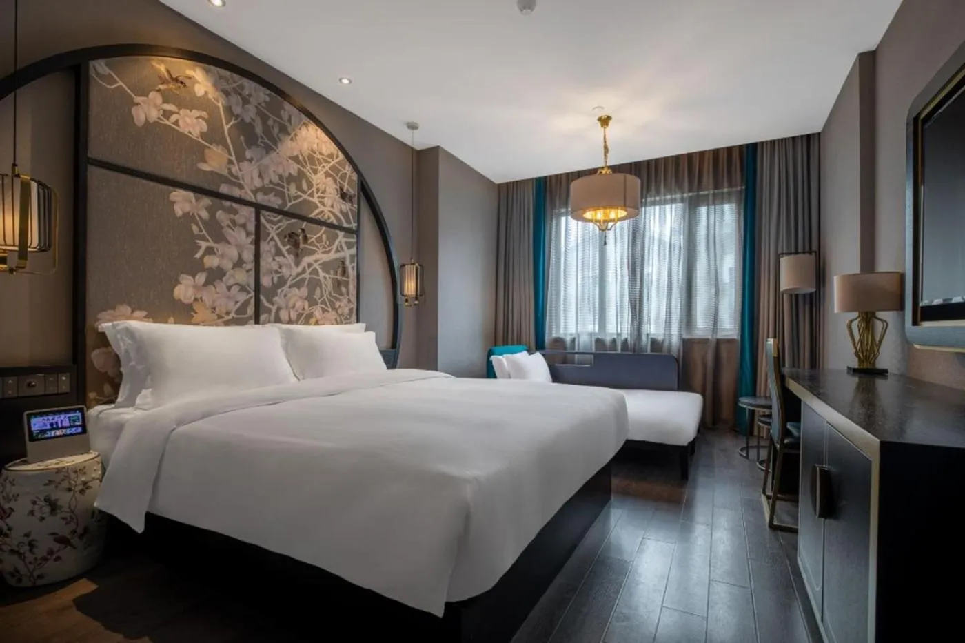 Bed in Orange Crystal Hotel Nanjing Confucius Temple