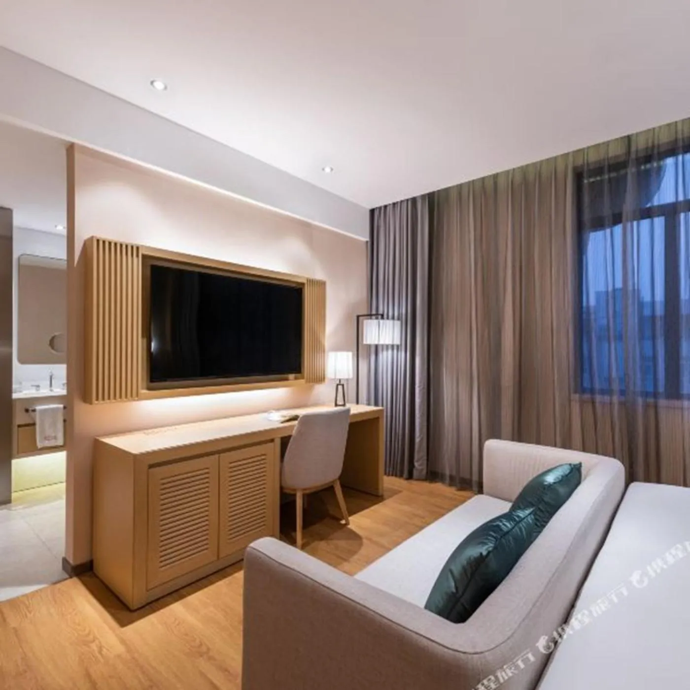 Bedroom, Bed in Orange Crystal Hotel Nanjing Confucius Temple