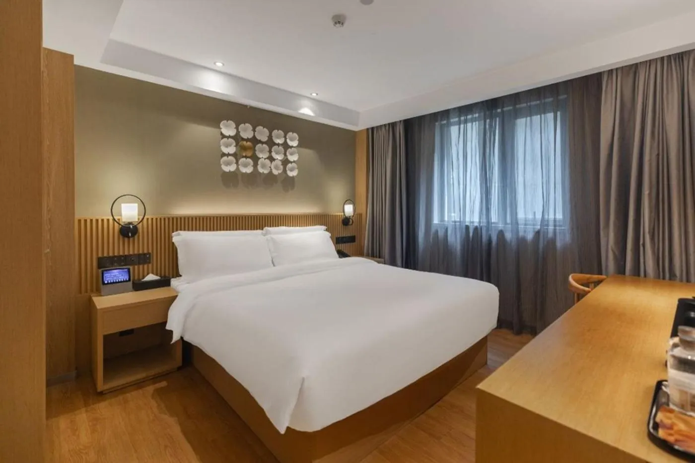 Bed in Orange Crystal Hotel Nanjing Confucius Temple