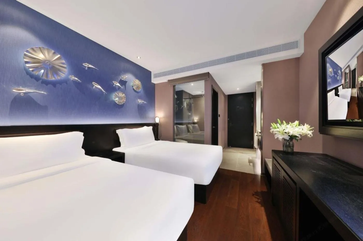 Bed in Orange Crystal Hotel Nanjing Confucius Temple