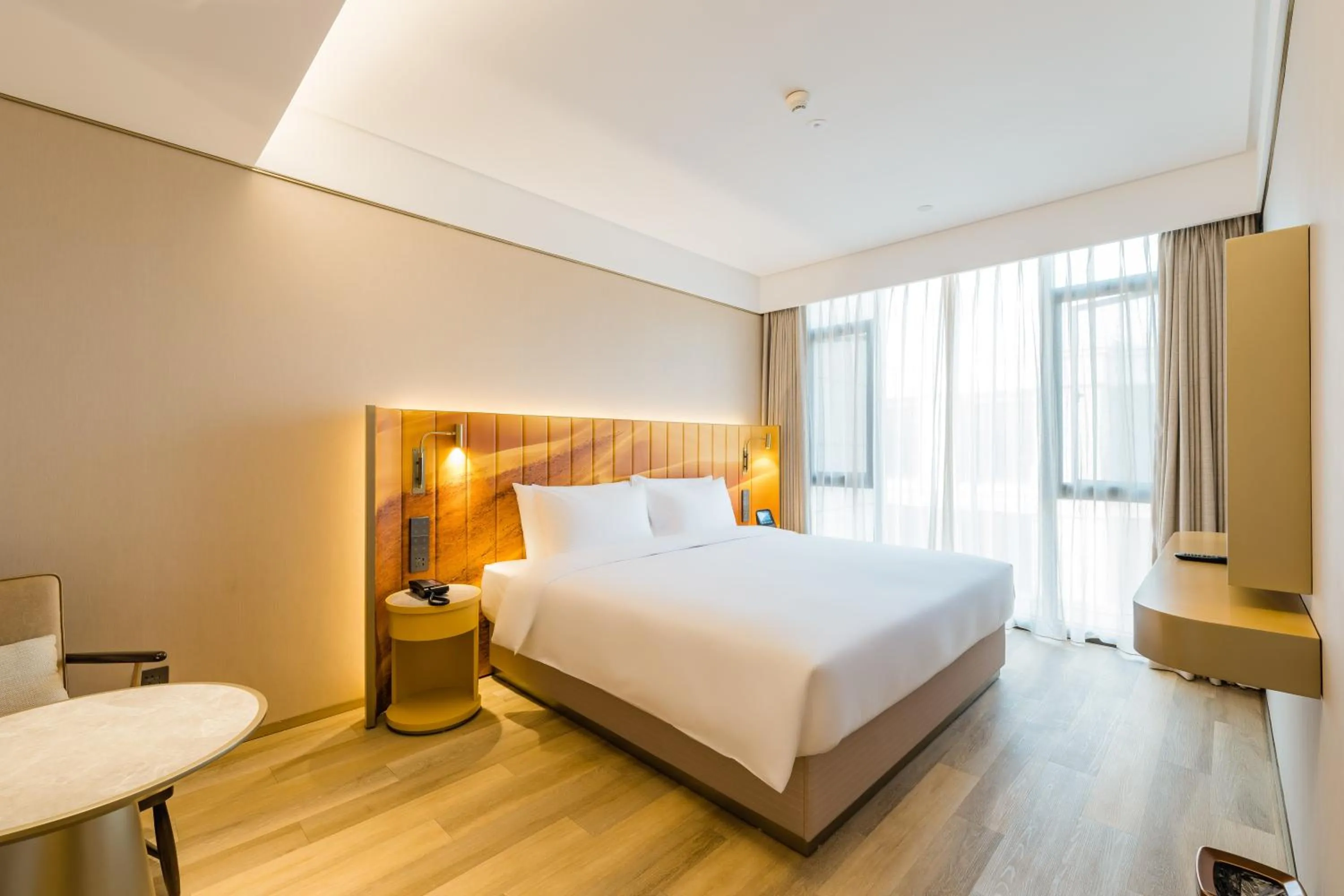 Bed in Manxin Hotel Nanjing Xianlin University Town