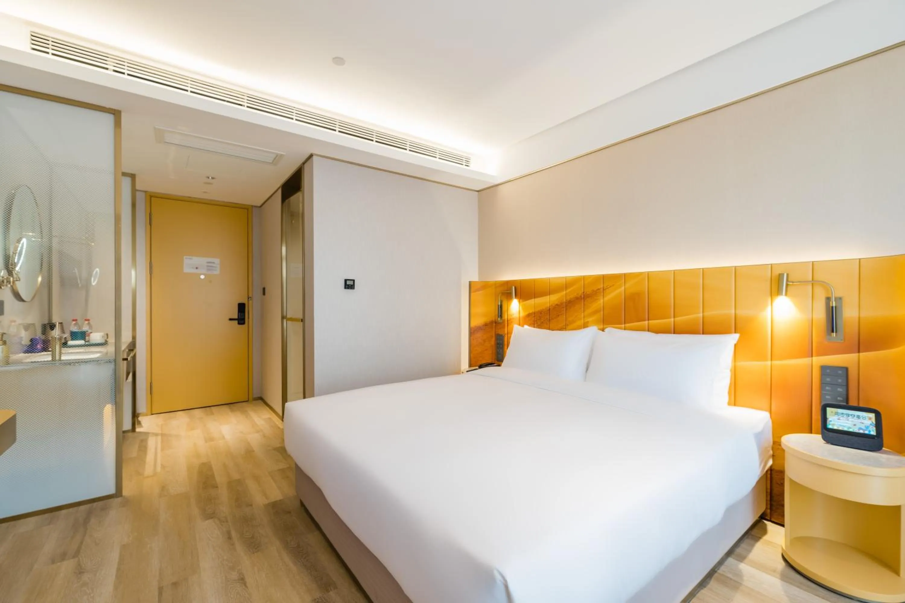 Bed in Manxin Hotel Nanjing Xianlin University Town