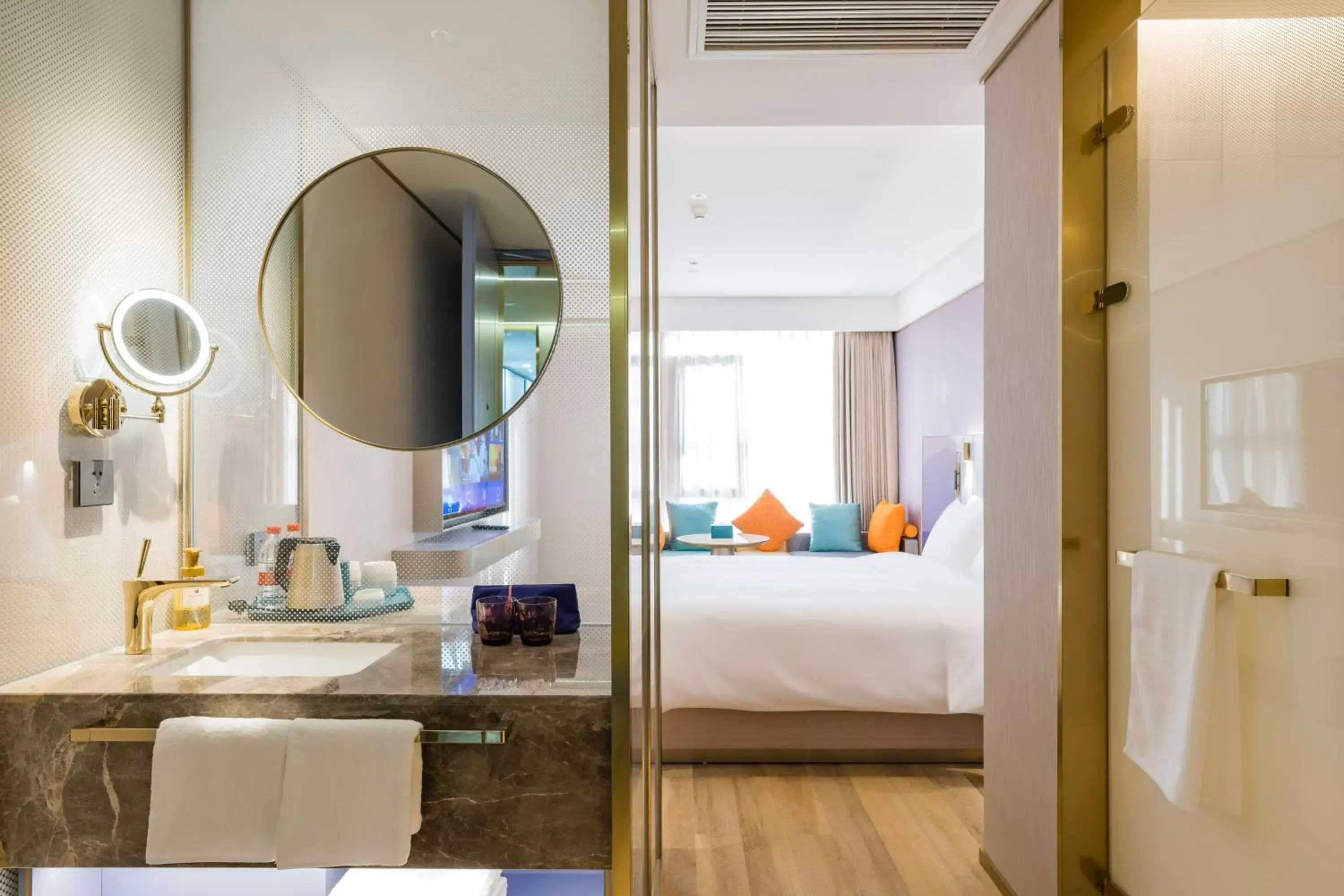 King Room in Manxin Hotel Nanjing Xianlin University Town King Room in Manxin Hotel Nanjing Xianlin University Town