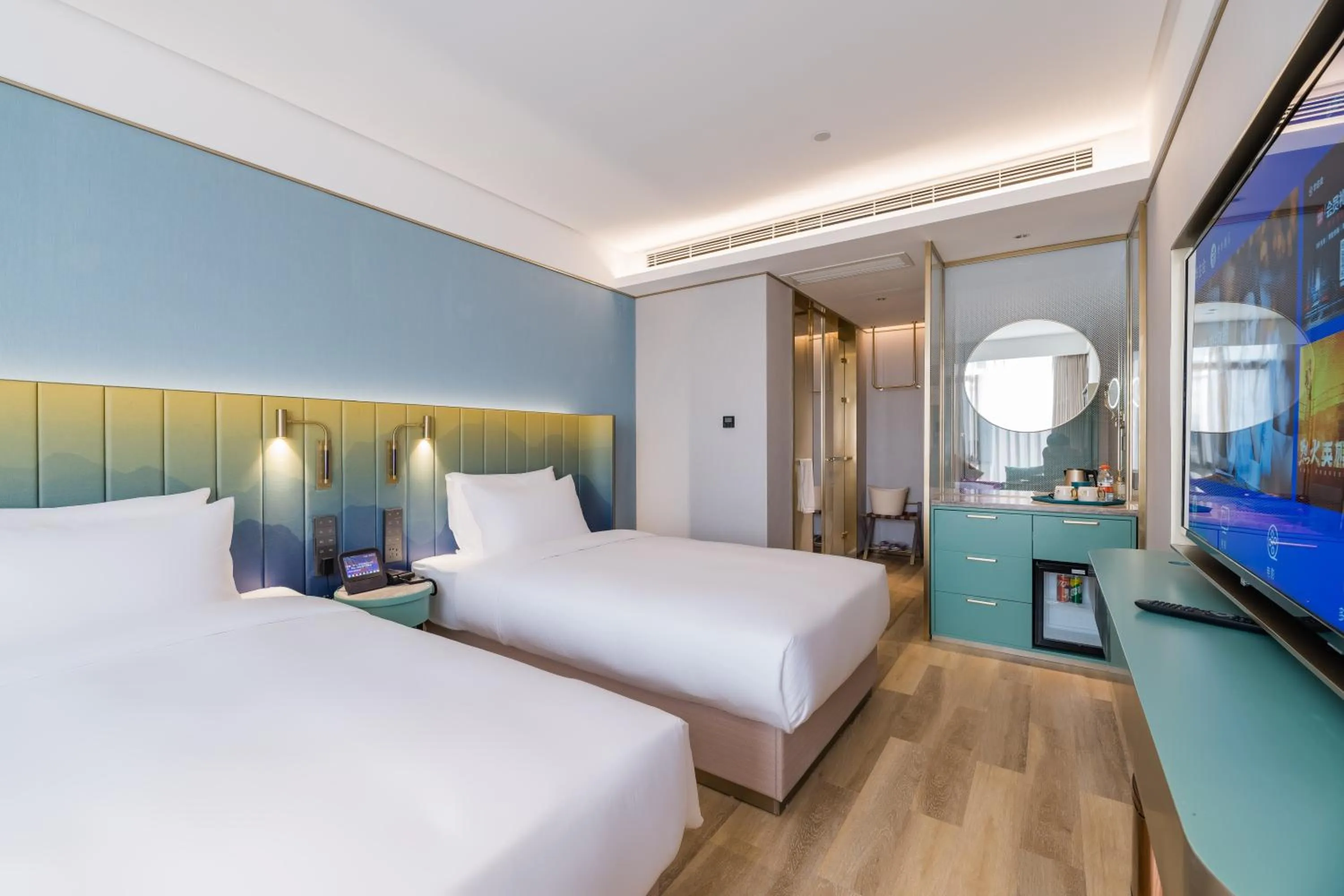 Bed in Manxin Hotel Nanjing Xianlin University Town